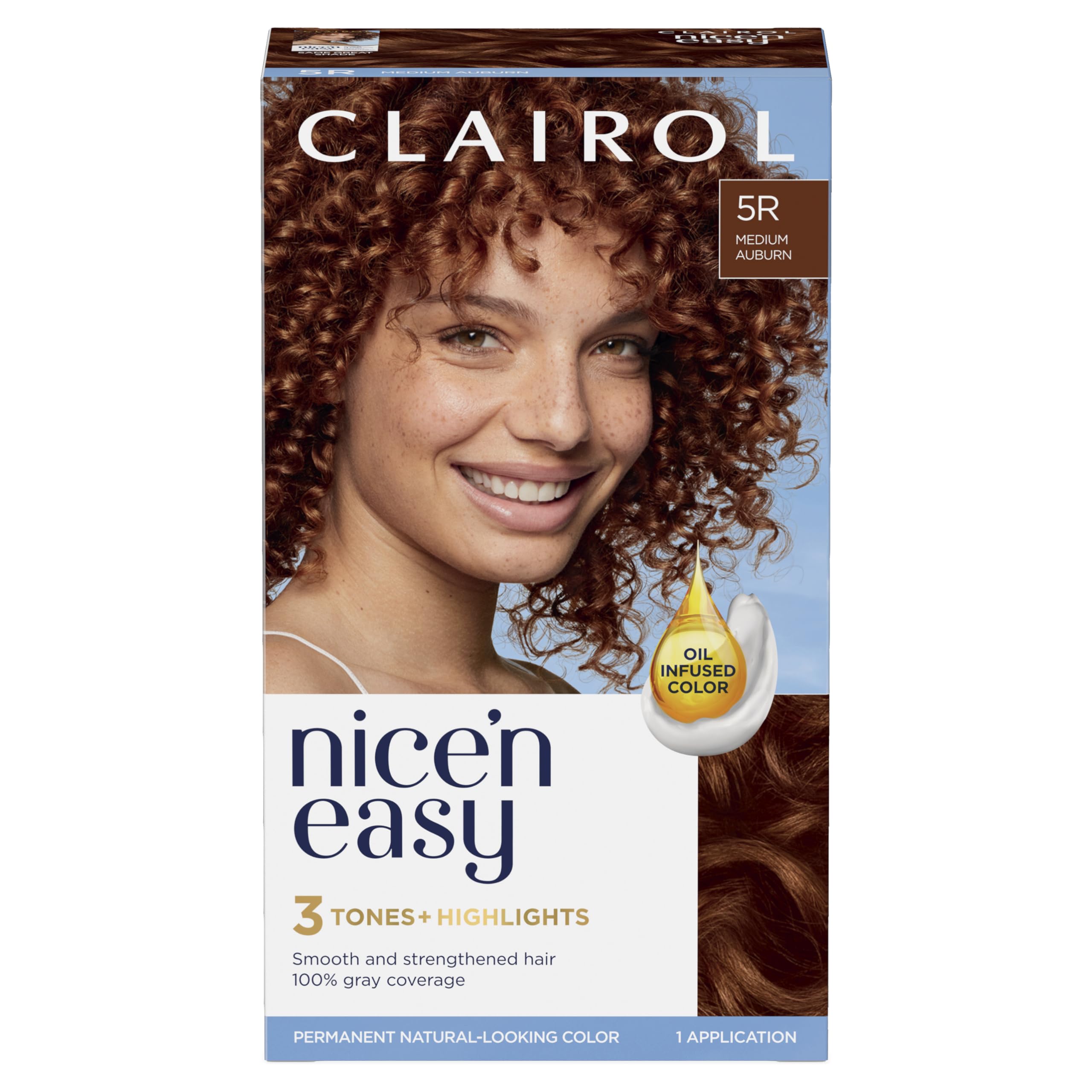 Foto 2 pulgar | Tinte De Pelo Clairol Nice 'n Easy 5r Medium Auburn Permanent - Venta Internacional.