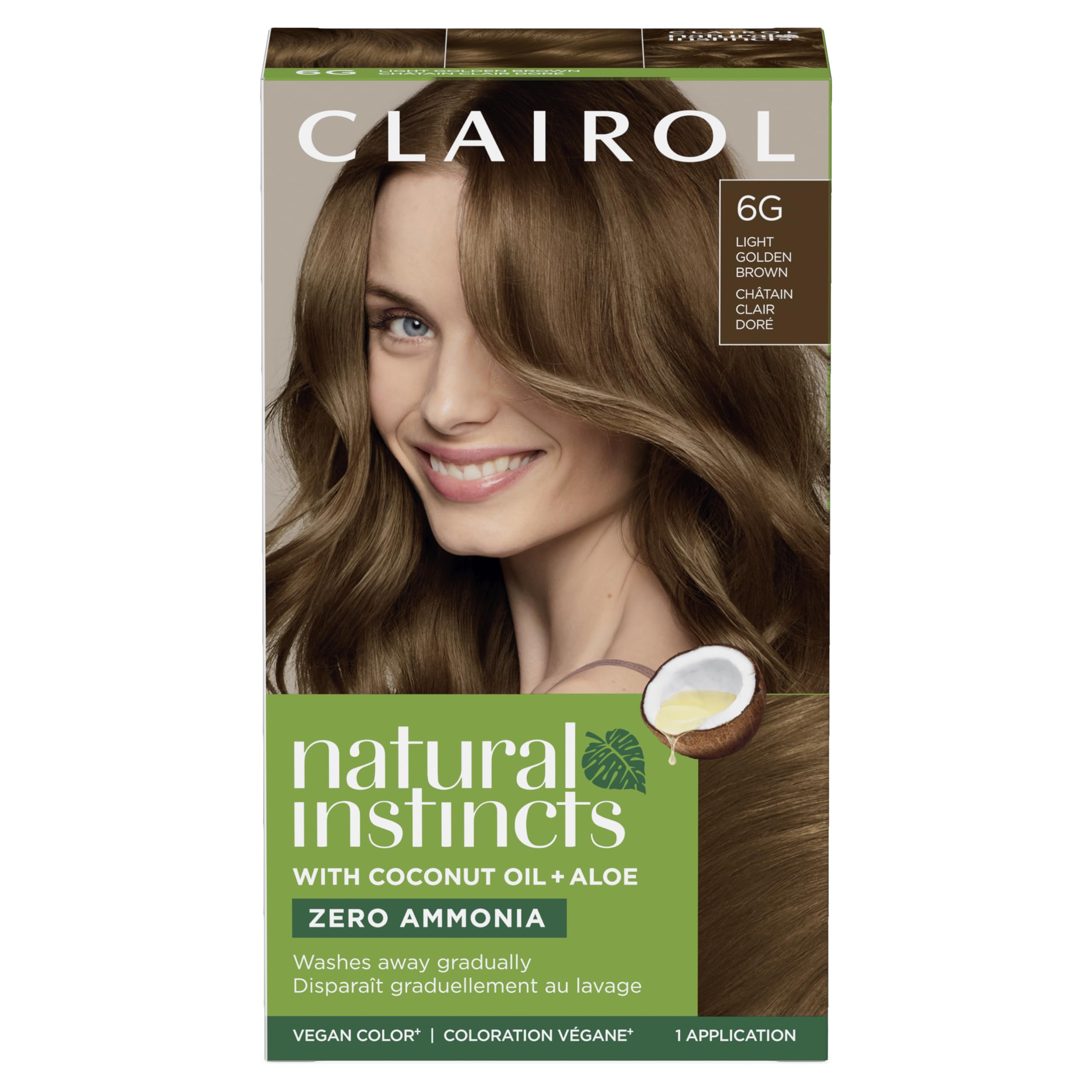 Foto 2 pulgar | Tinte Para El Cabello Clairol Natural Instincts Demi-permanent 6g Brown - Venta Internacional.