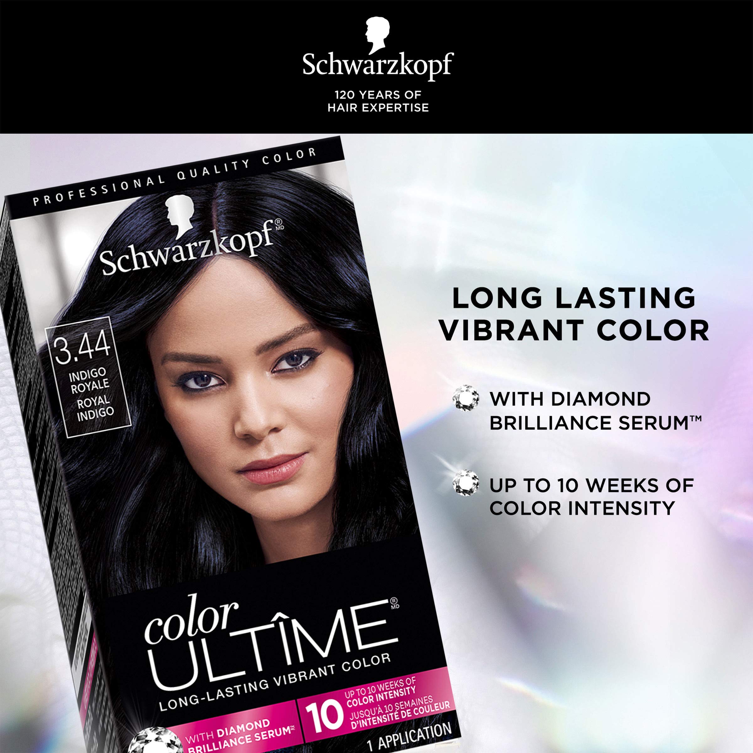 Foto 3 pulgar | Tinte Para El Cabello Schwarzkopf Color Ultime 3.44 Indigo Royale - Venta Internacional.