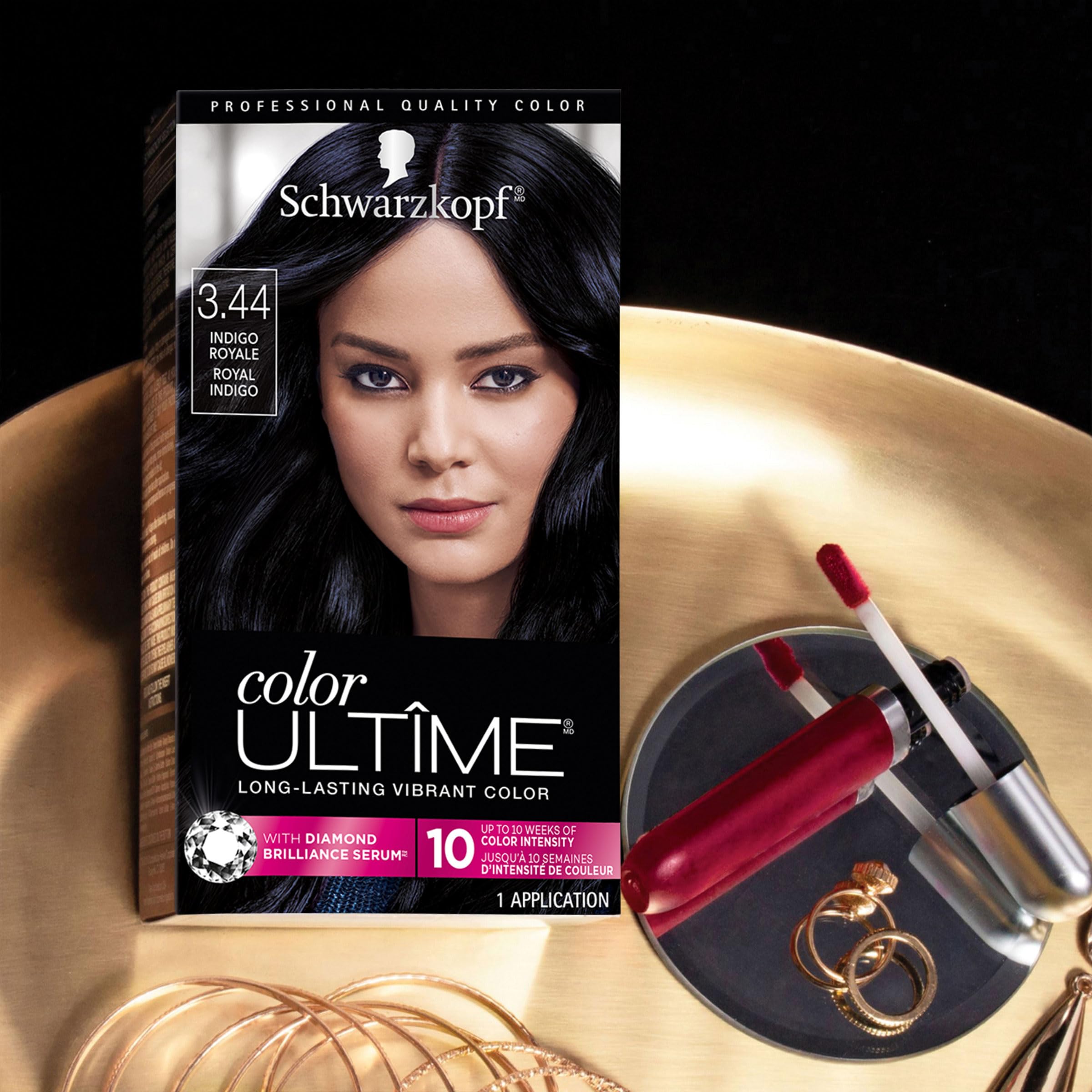 Foto 5 | Tinte Para El Cabello Schwarzkopf Color Ultime 3.44 Indigo Royale - Venta Internacional.