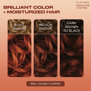 Foto 3 | Tinte Para El Cabello Clairol Textures & Tones 8ro Sunset Copper Pack 1 - Venta Internacional.