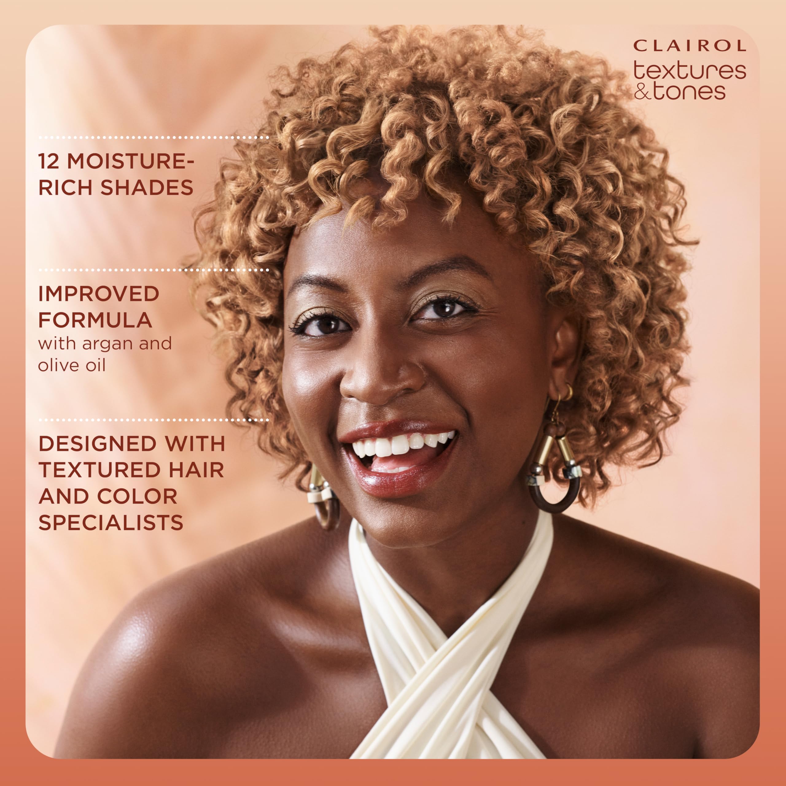 Foto 7 pulgar | Tinte Para El Cabello Clairol Textures & Tones 8ro Sunset Copper Pack 1 - Venta Internacional.