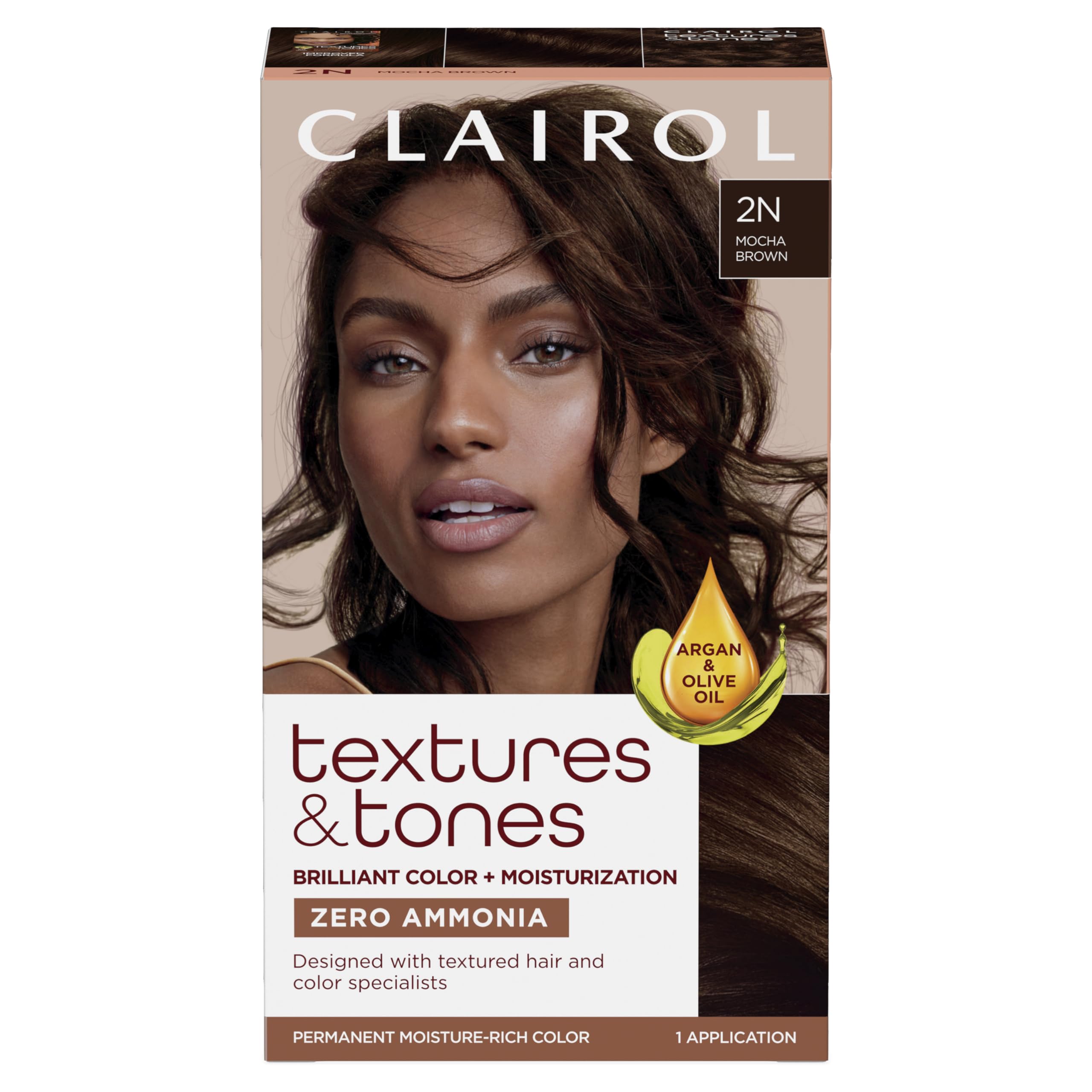 Foto 2 pulgar | Tinte Para El Cabello Clairol Textures & Tones 2n Moca Brown, Paquete De 1 - Venta Internacional.