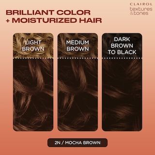 Foto 3 | Tinte Para El Cabello Clairol Textures & Tones 2n Moca Brown, Paquete De 1 - Venta Internacional.