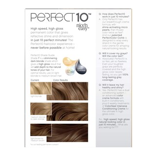 Foto 4 | Tinte Para El Cabello Clairol Nice'n Easy Perfect 10 7 Dark Blonde X1 - Venta Internacional.