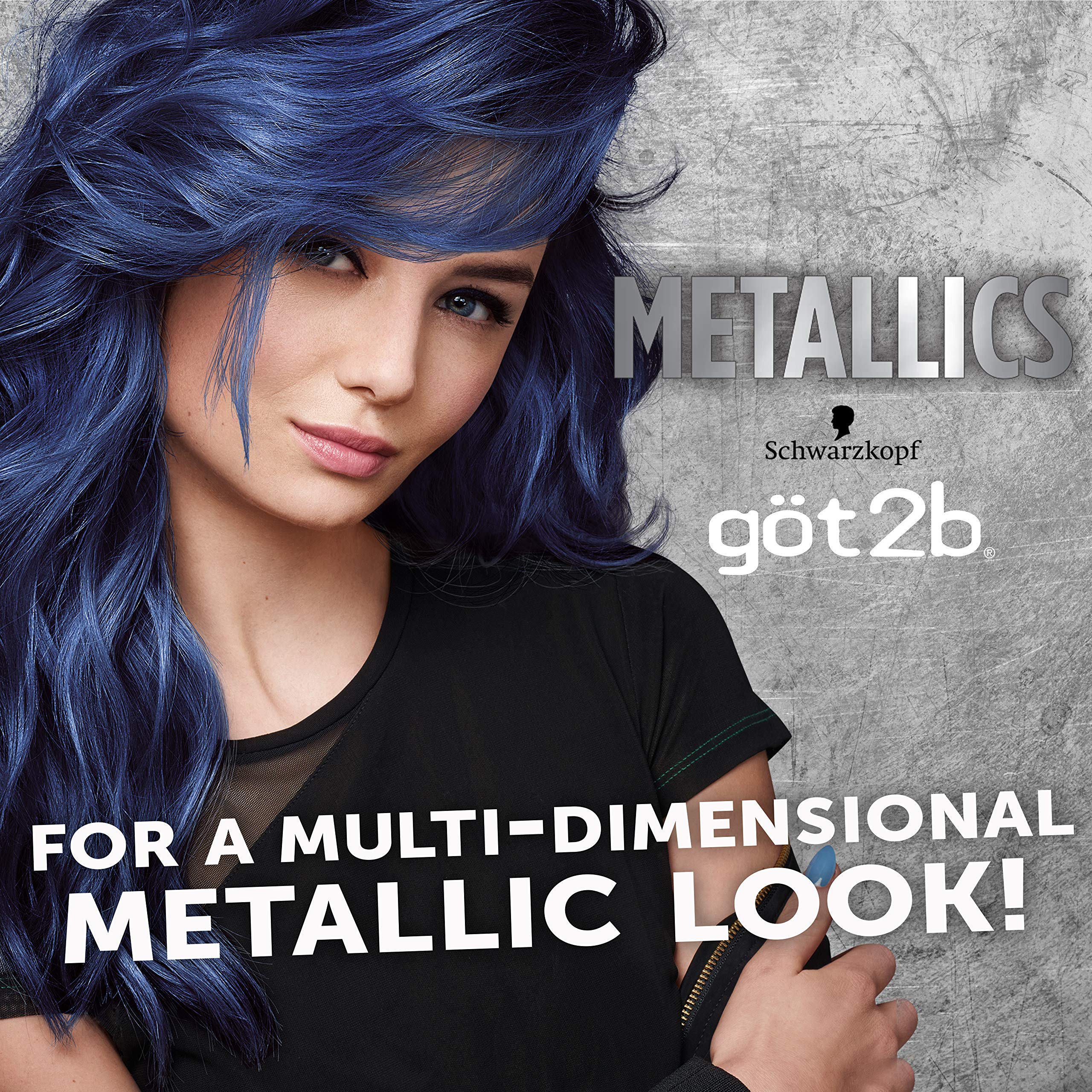 Foto 2 | Tinte De Pelo Schwarzkopf Got2b Metallics M67 Blue Mercury - Venta Internacional.