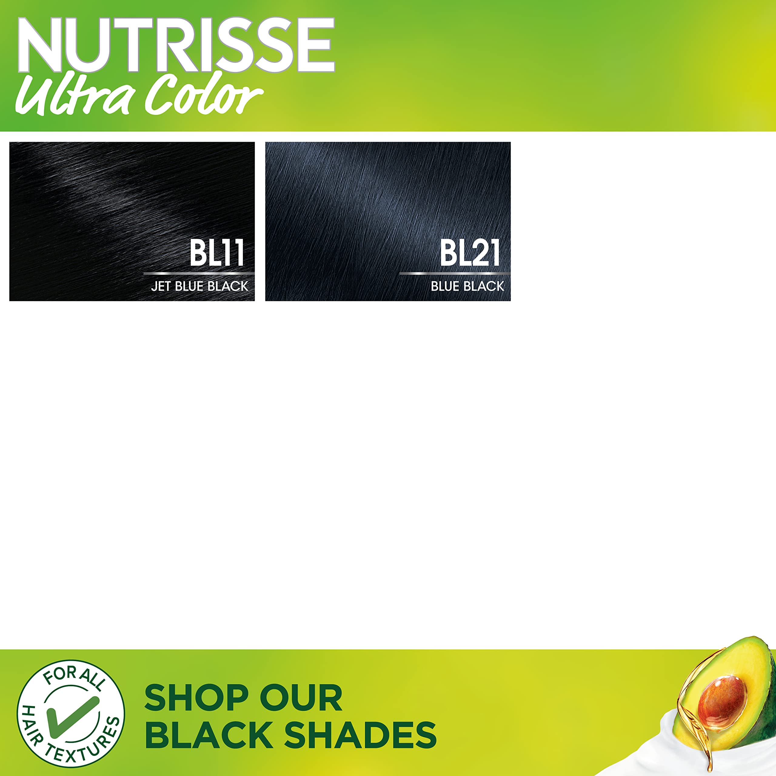 Foto 6 pulgar | Tinte Para El Cabello Garnier Nutrisse Ultra Color Bl11 Jet Blue Black - Venta Internacional.