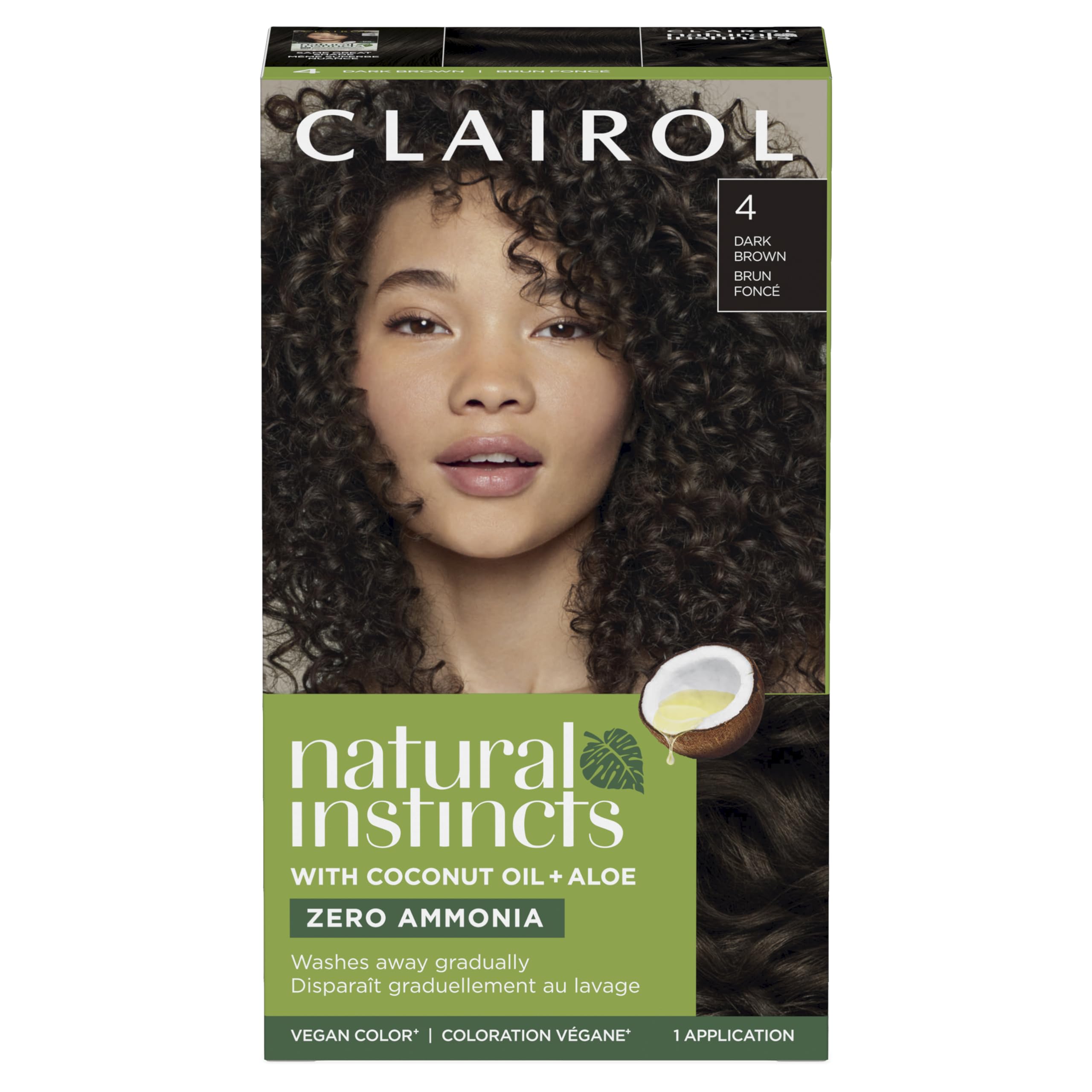 Tinte Para El Cabello Clairol Natural Instincts Semipermanente Castaño Oscuro - Venta Internacional.