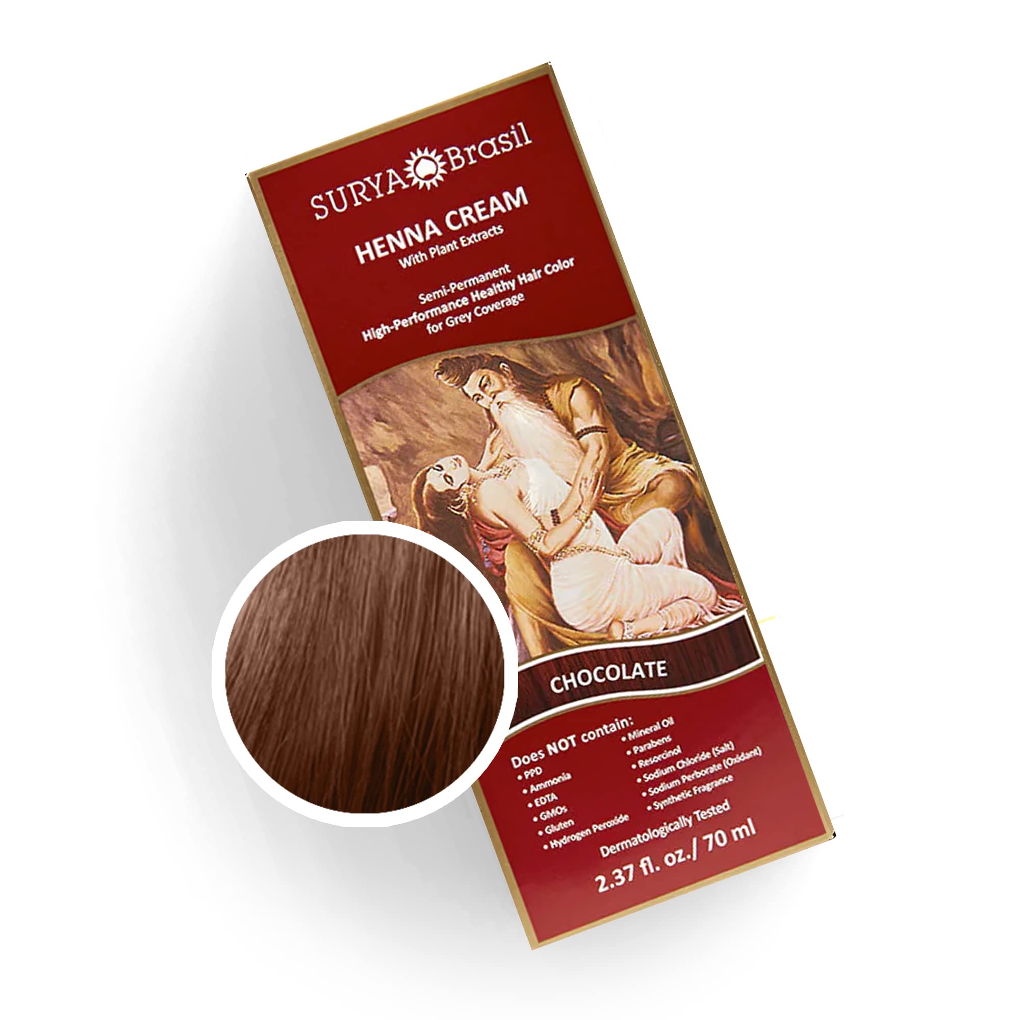 Foto 2 pulgar | Crema de Henna Surya Brasil Chocolate 70 Ml - Venta Internacional