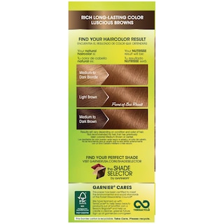 Foto 3 | Tinte Para El Cabello Garnier Nutrisse Nourishing Color Creme Light Golden Brown - Venta Internacional.