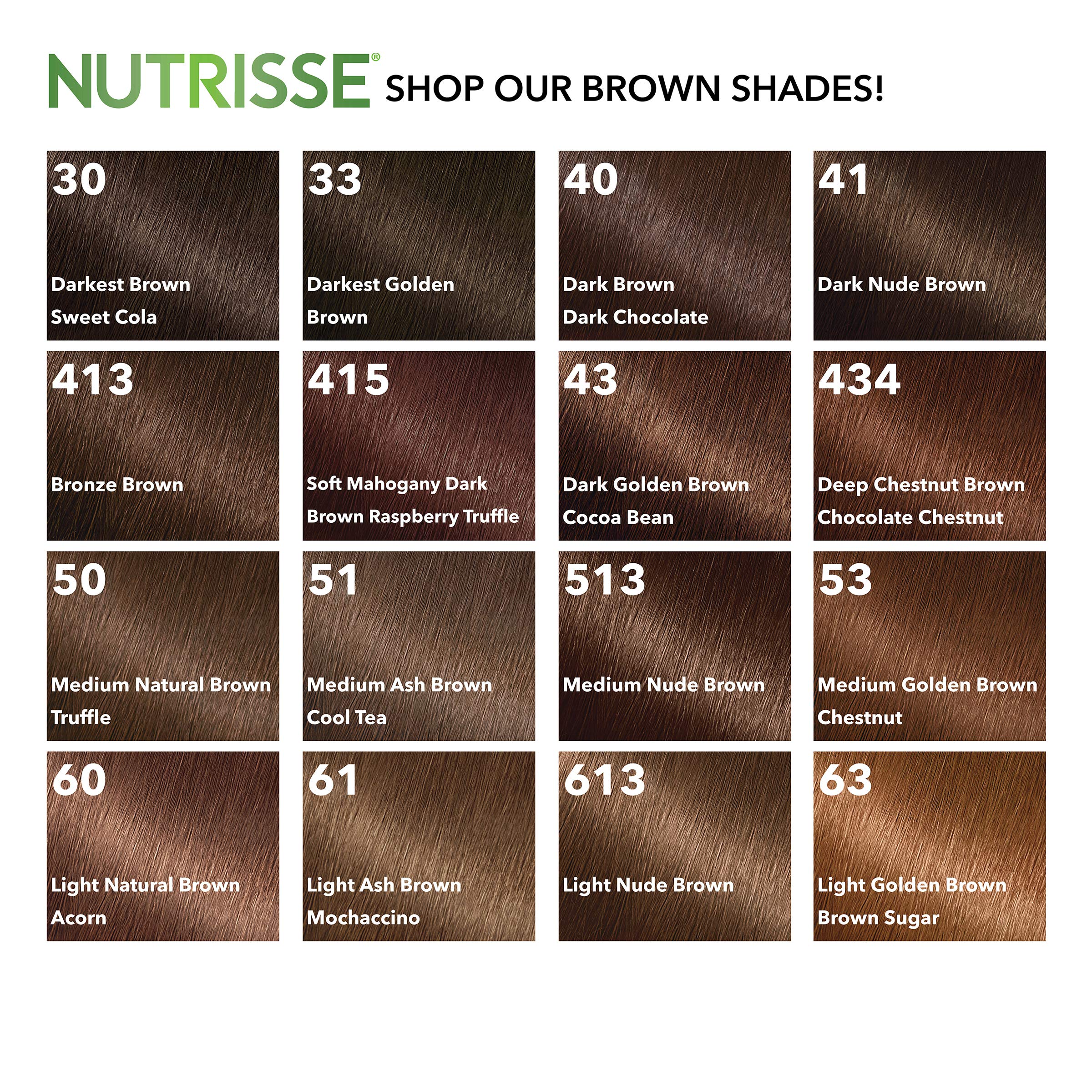 Foto 6 pulgar | Tinte Para El Cabello Garnier Nutrisse Nourishing Color Creme Light Golden Brown - Venta Internacional.