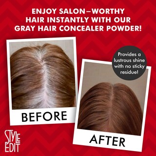 Foto 3 | Root Touch Up Powder Style Edit Para Cabello Rojo Oscuro (paquete De 3) - Venta Internacional.