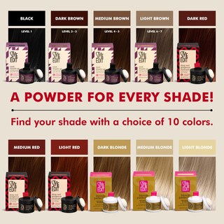 Foto 4 | Root Touch Up Powder Style Edit Para Cabello Rojo Oscuro (paquete De 3) - Venta Internacional.