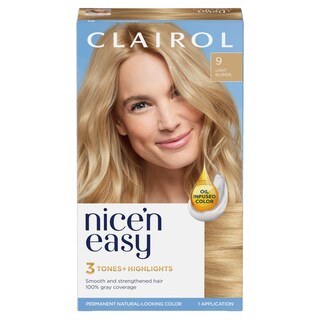 Foto 1 | Tinte Para El Cabello Clairol Nice'n Easy 9, Rubio Claro, Paquete Permanente, 1 - Venta Internacional.