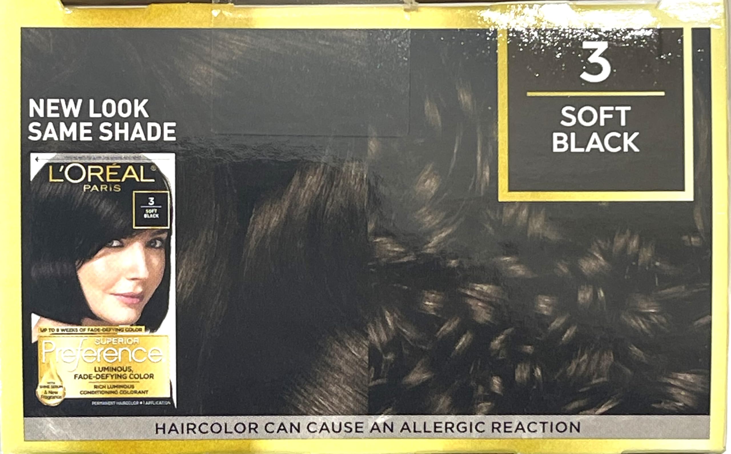 Foto 3 pulgar | Tinte Para El Cabello L'oréal Paris Superior Preference Level 3 Soft Black - Venta Internacional.