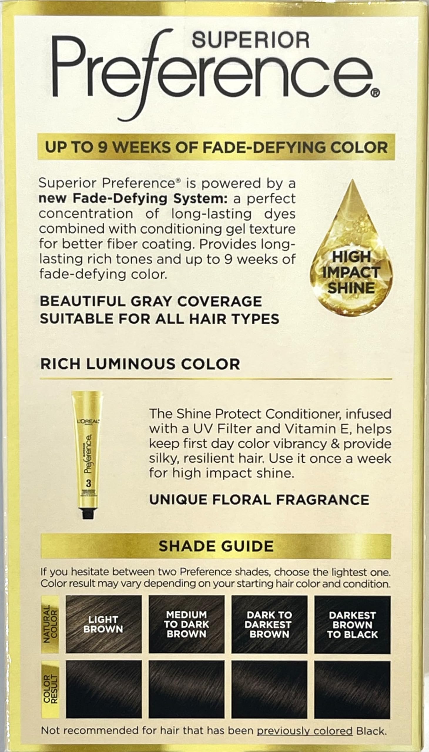 Foto 4 pulgar | Tinte Para El Cabello L'oréal Paris Superior Preference Level 3 Soft Black - Venta Internacional.