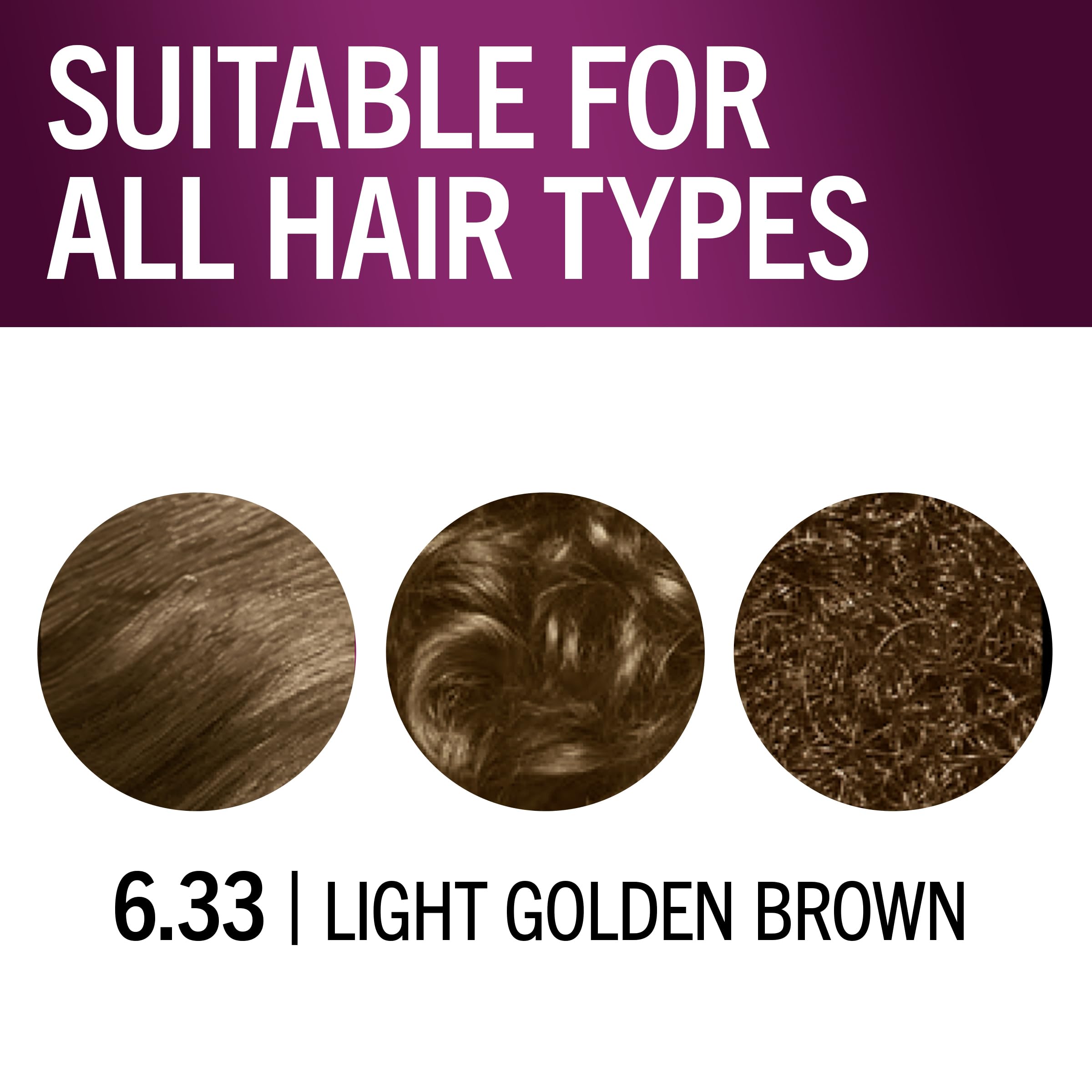 Foto 6 pulgar | Tinte Para El Cabello Schwarzkopf Keratin Color 6.33 Marrón Dorado Claro - Venta Internacional.