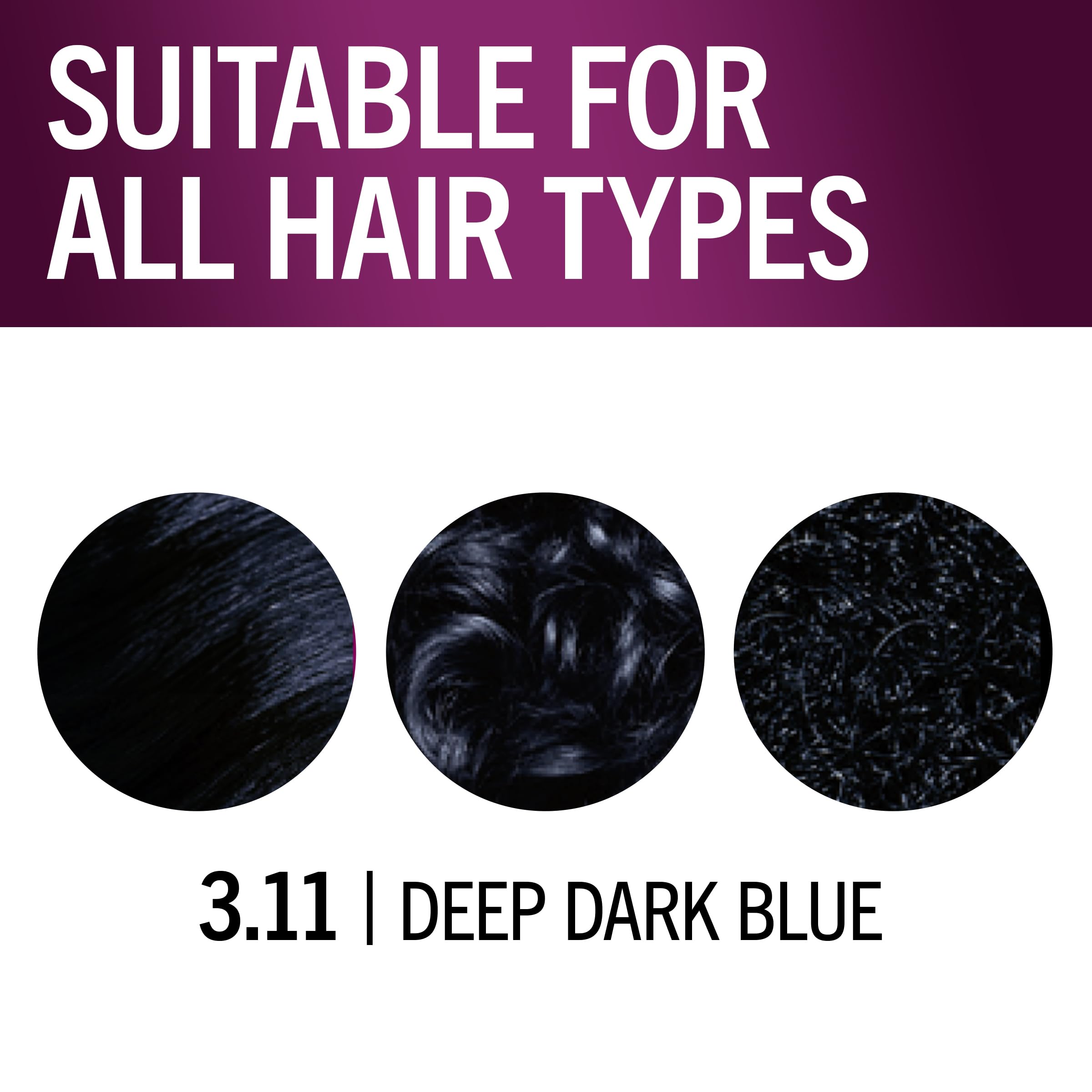 Foto 7 pulgar | Tinte Para El Cabello Schwarzkopf Keratin Color 3.11 Deep Dark Blue - Venta Internacional.