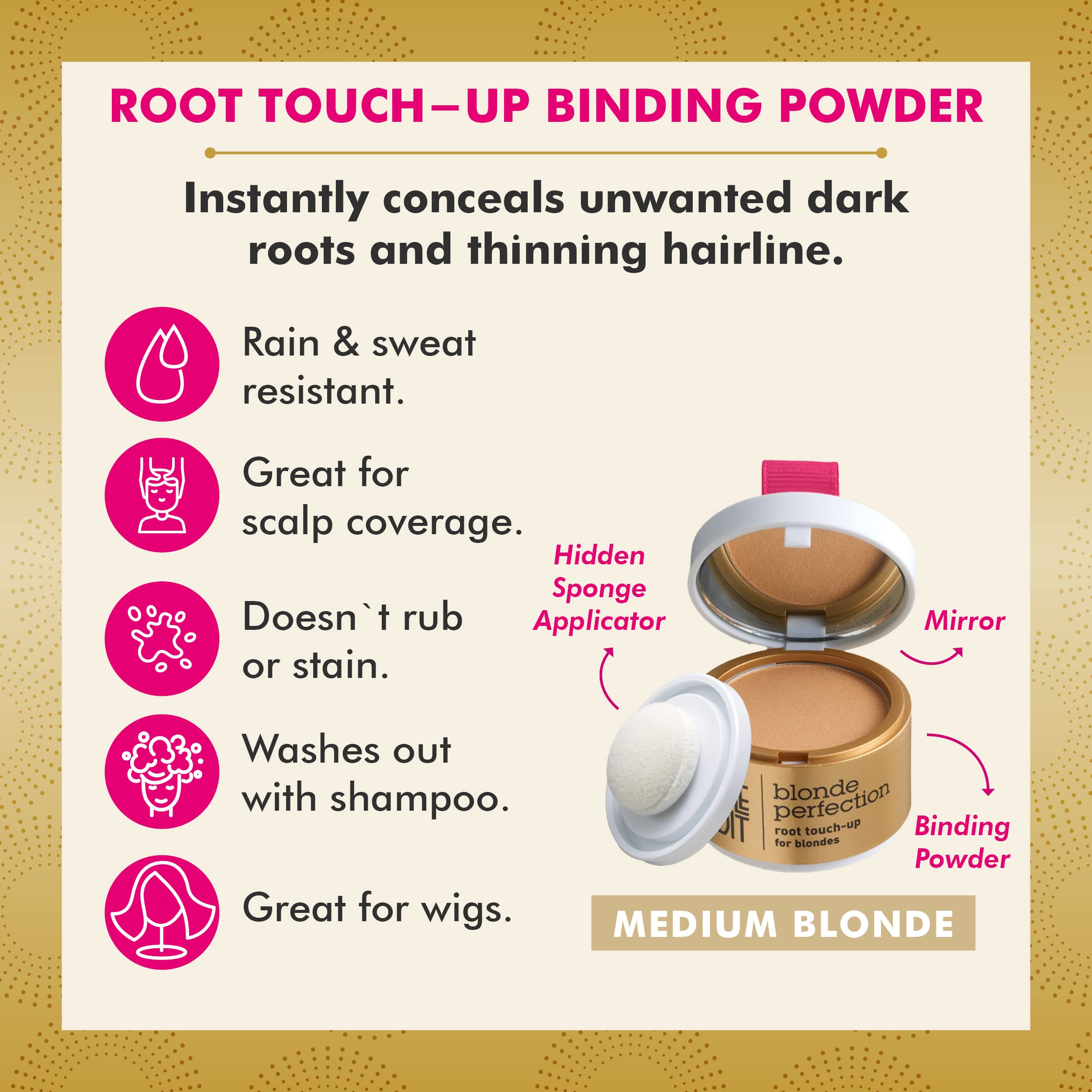 Foto 3 pulgar | Root Touch Up Powder Style Edit Rubio Resistente Al Agua - Venta Internacional.