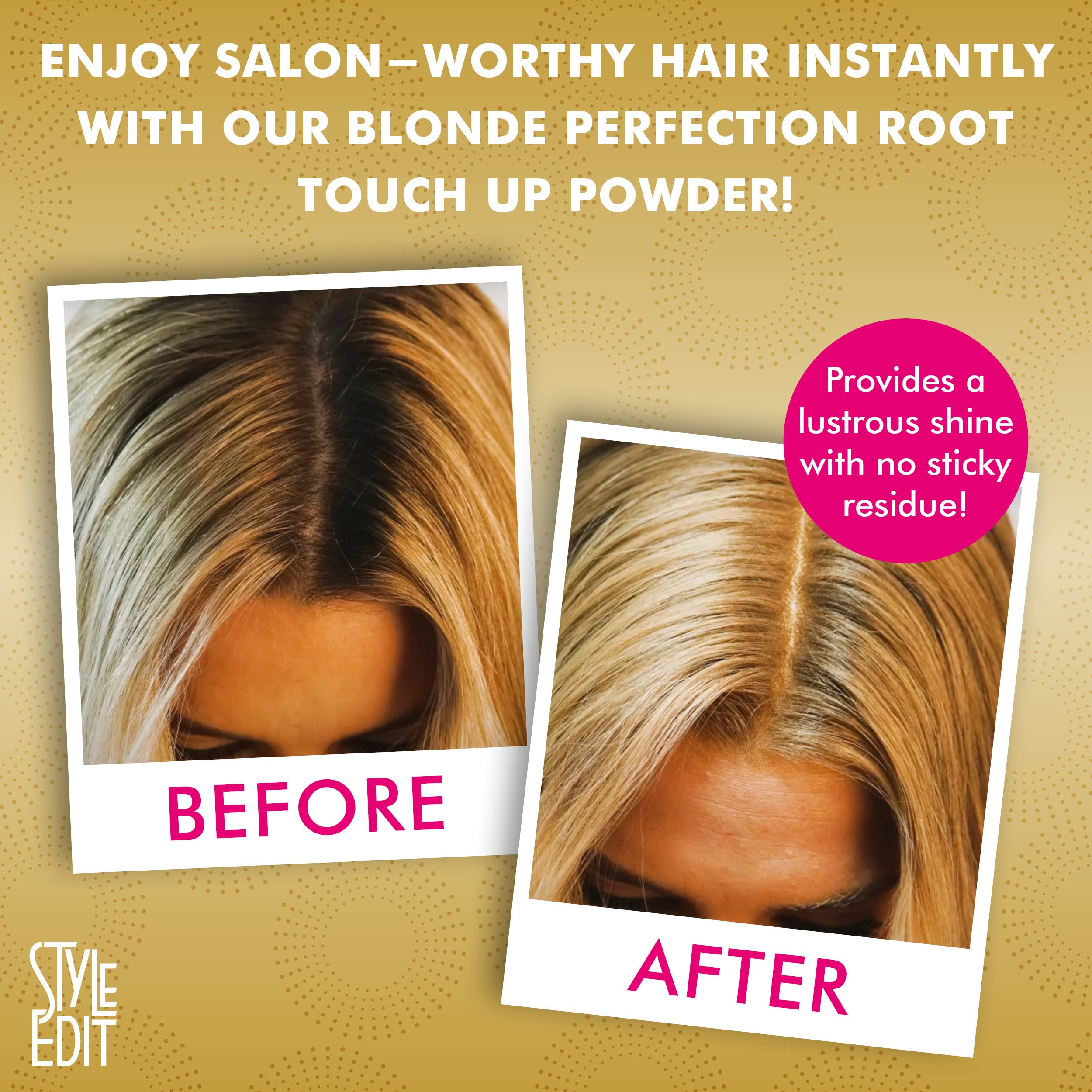 Foto 4 pulgar | Root Touch Up Powder Style Edit Rubio Resistente Al Agua - Venta Internacional.