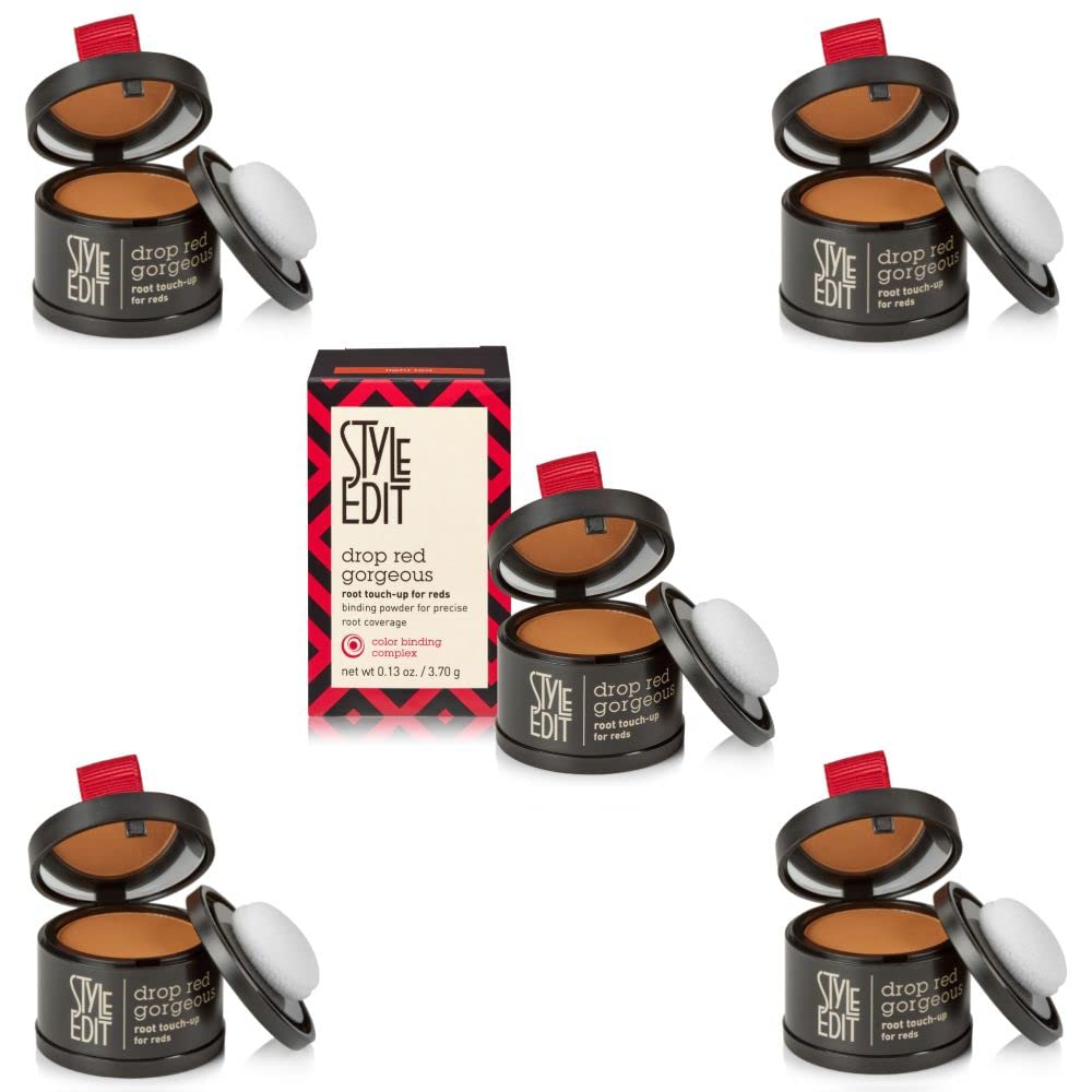 Foto 2 pulgar | Root Touch Up Powder Style Edit, Paquete De 5 Unidades, Para Cabello Rojo Claro - Venta Internacional.