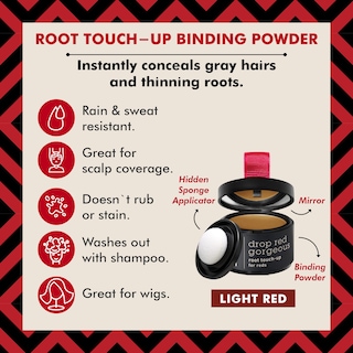 Foto 2 | Root Touch Up Powder Style Edit, Resistente Al Agua, Color Rojo Claro - Venta Internacional.