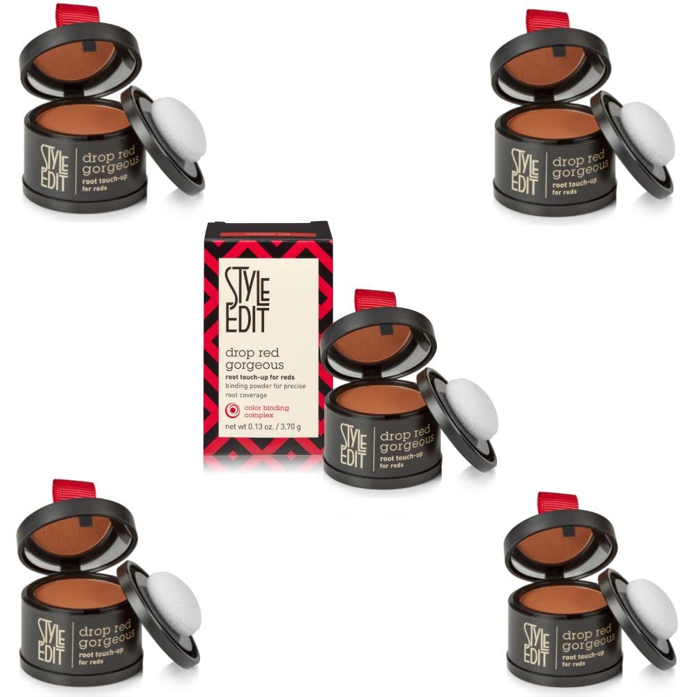 Foto 2 pulgar | Root Touch Up Powder Style Edit, Paquete De 5 Unidades, Para Cabello Rojo Mediano - Venta Internacional.