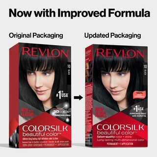 Foto 7 | Tinte De Pelo Revlon Colorsilk Beautiful 012 Natural Blue Black - Venta Internacional.
