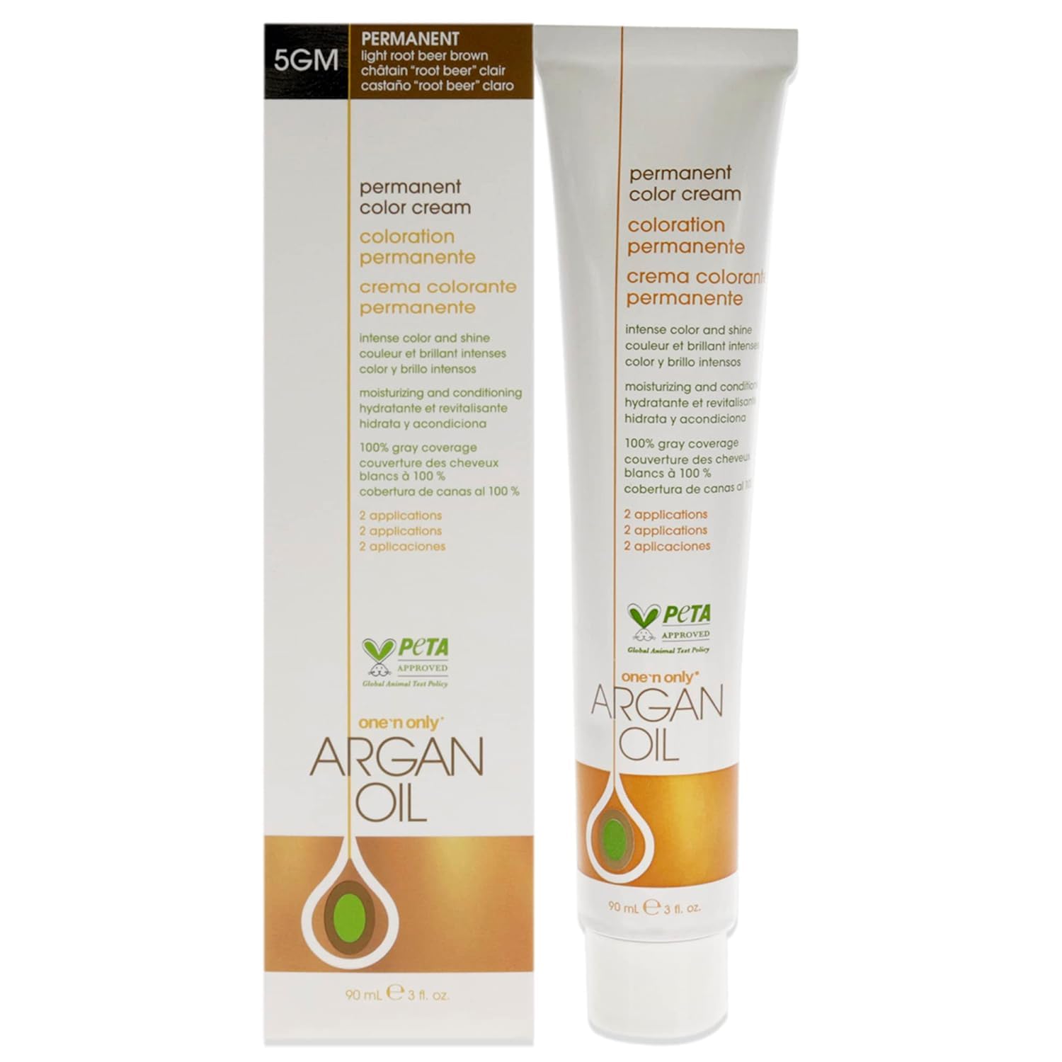 Foto 2 pulgar | Crema para Teñir One 'n Only con Aceite de Argán 5 G Cerveza de Raíz Ligera - Venta Internacional