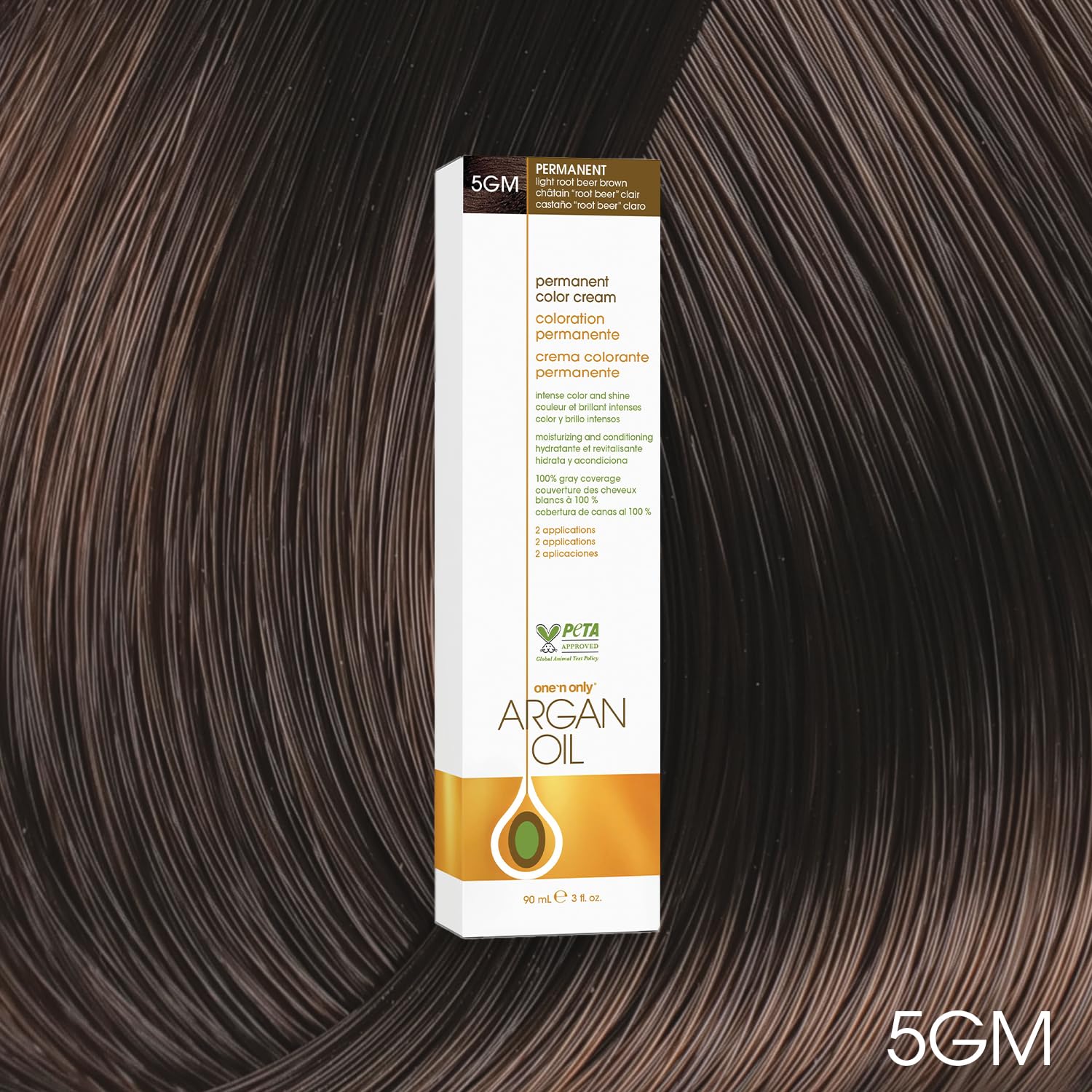 Foto 3 pulgar | Crema para Teñir One 'n Only con Aceite de Argán 5 G Cerveza de Raíz Ligera - Venta Internacional