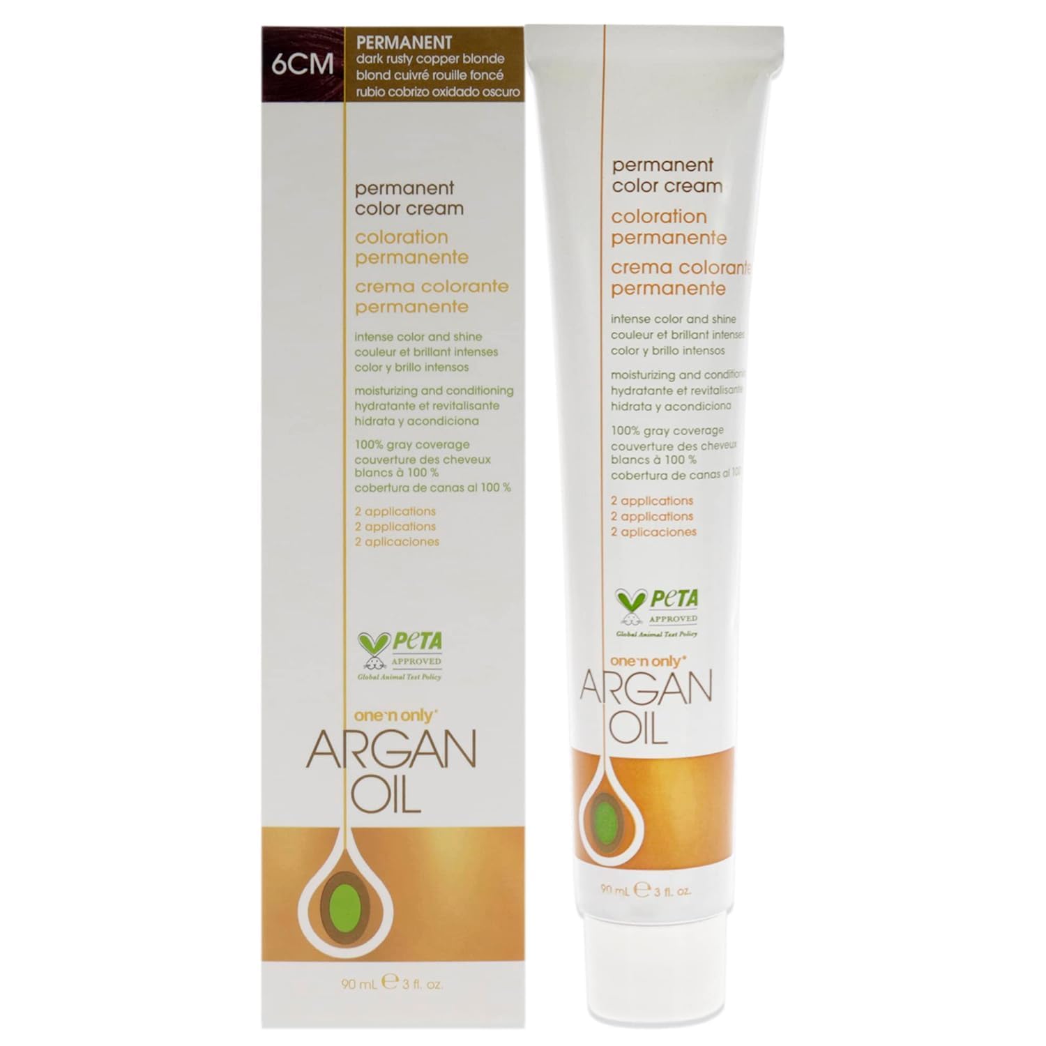 Foto 2 pulgar | Tinte Permanente One 'n Only Aceite de Argán 90 Ml - Venta Internacional