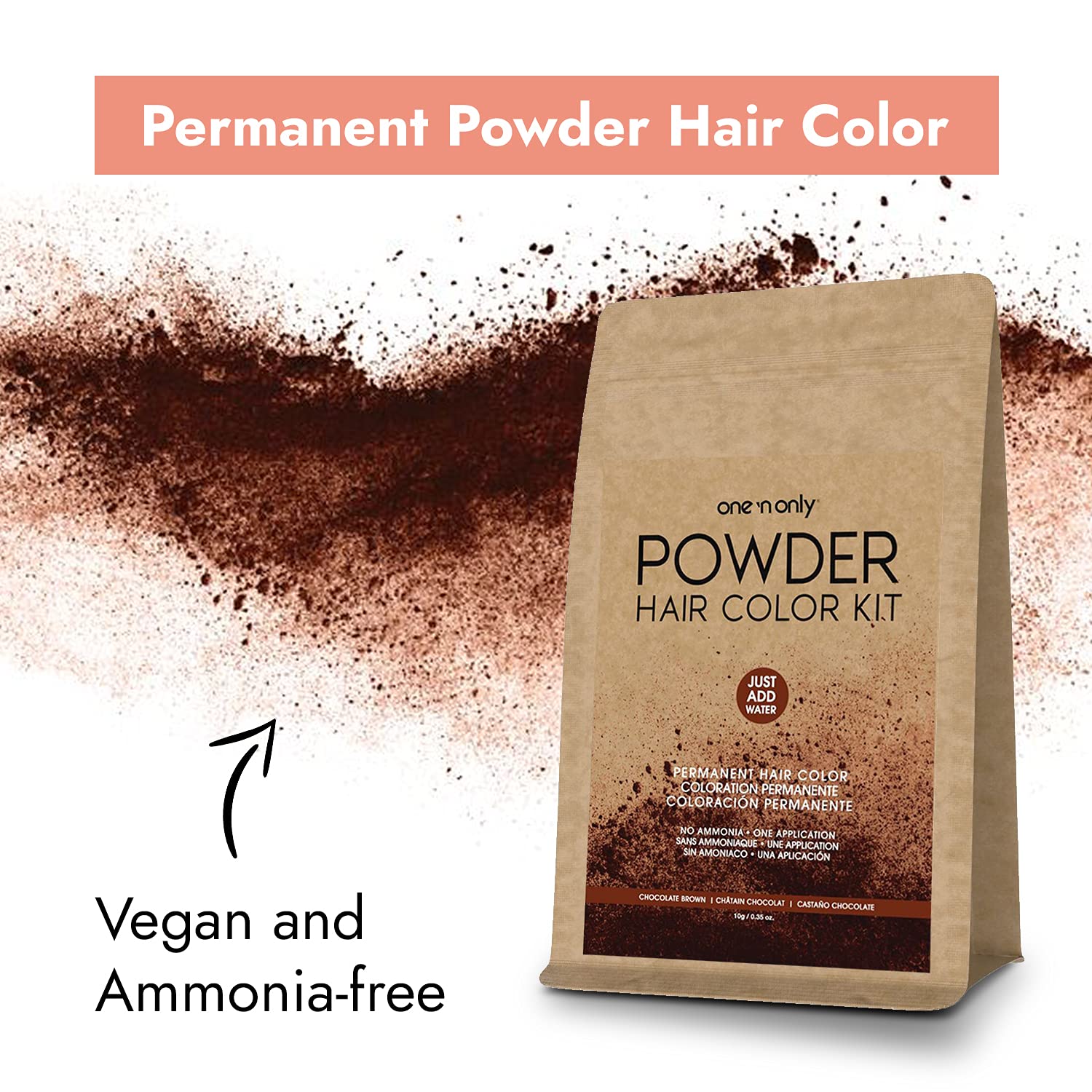 Foto 4 | Kit De Coloración Para Cabello One 'n Only, Marrón Chocolate, Cobertura 100% Gris - Venta Internacional.
