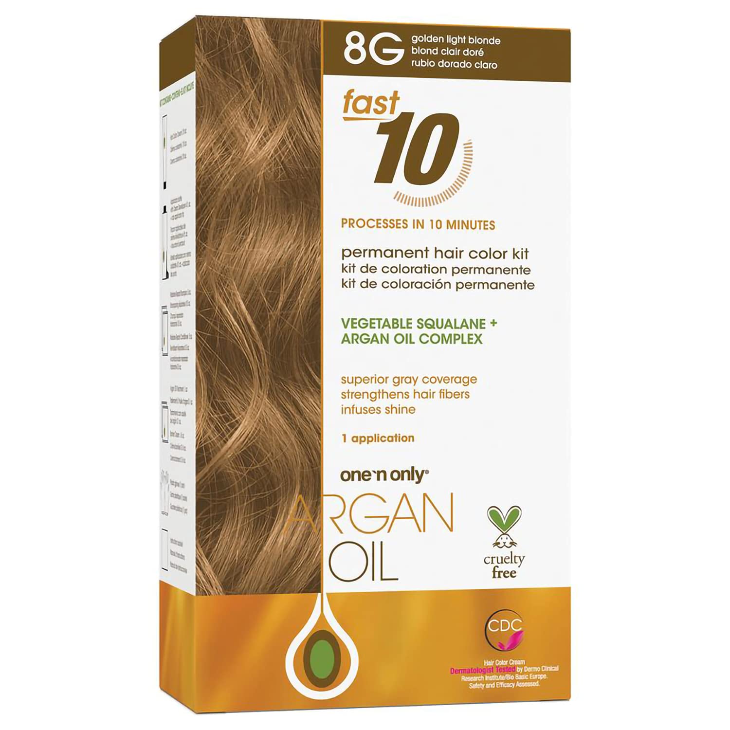Foto 2 pulgar | Kit De Coloración Para Cabello One 'n Only Argan Oil Fast 10 8g Golden - Venta Internacional.