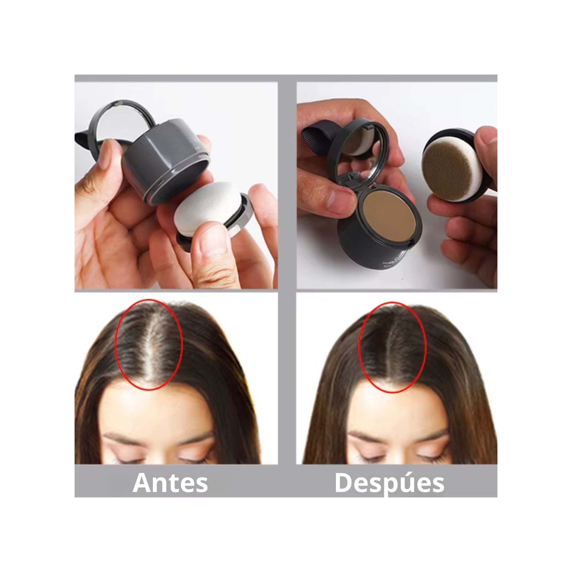 Foto 6 pulgar | Maquillaje para Cubrir Canas y Raíces Fully