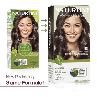 Foto 2 | Tinte De Pelo Naturtint 5n, Castaño Claro, X6 Unidades, Sin Amoniaco - Venta Internacional.