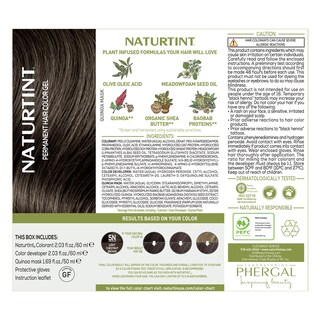 Foto 4 | Tinte De Pelo Naturtint 5n, Castaño Claro, X6 Unidades, Sin Amoniaco - Venta Internacional.