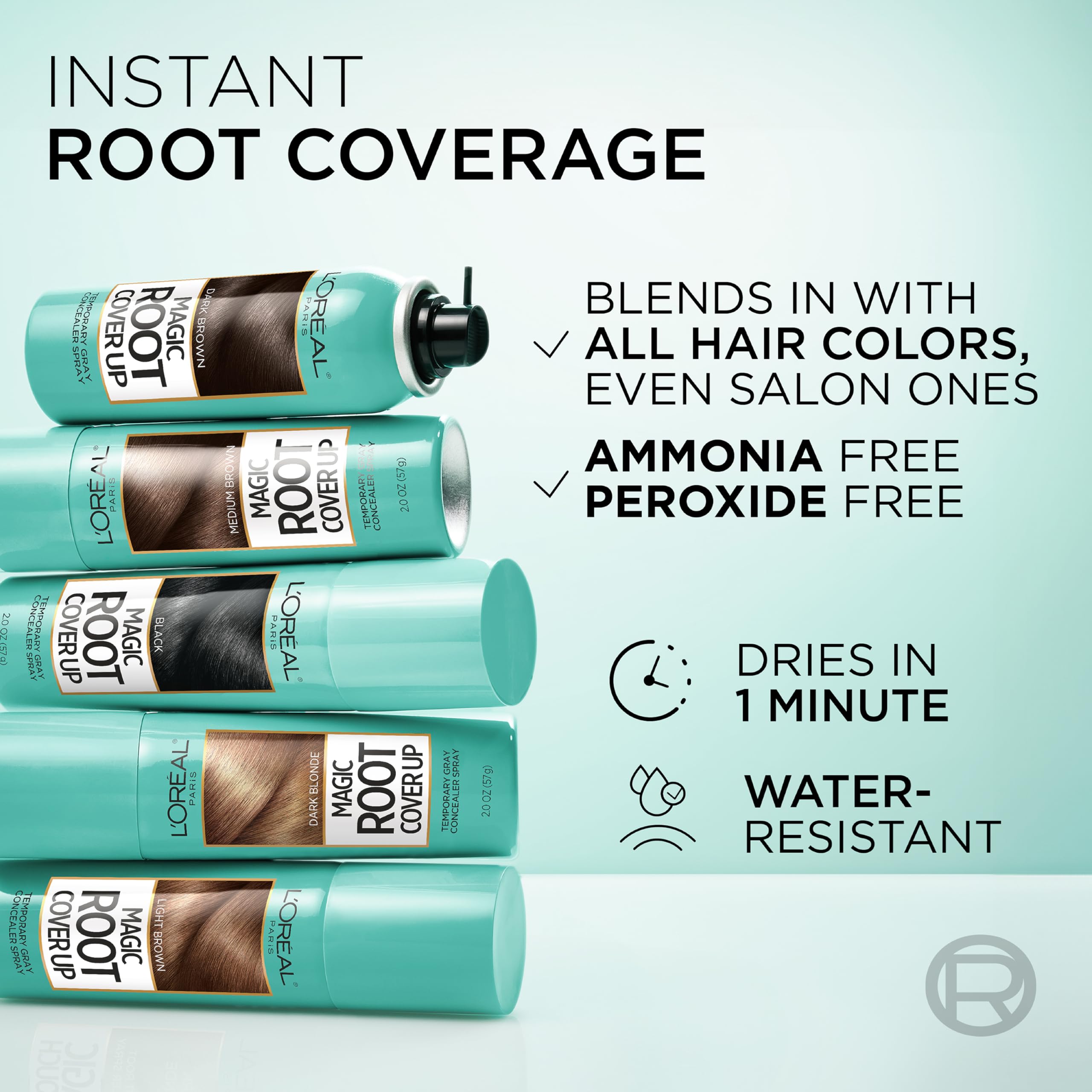 Foto 7 pulgar | Corrector Temporal Gris Root Cover Up L'oreal Paris - Venta Internacional
