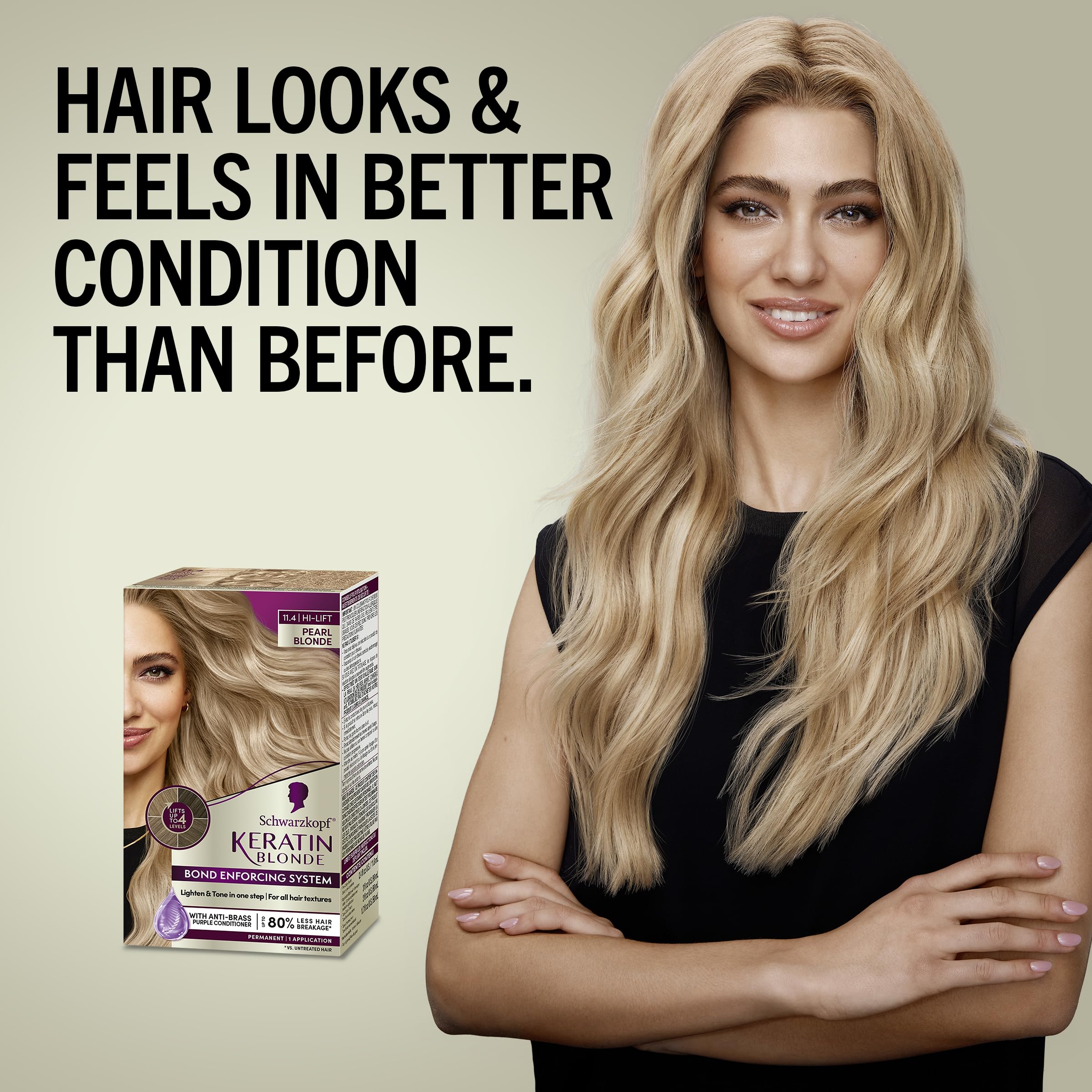 Foto 5 pulgar | Tinte para Cabello Schwarzkopf Keratin Blonde Pearl Blonde 11.4 - Venta Internacional