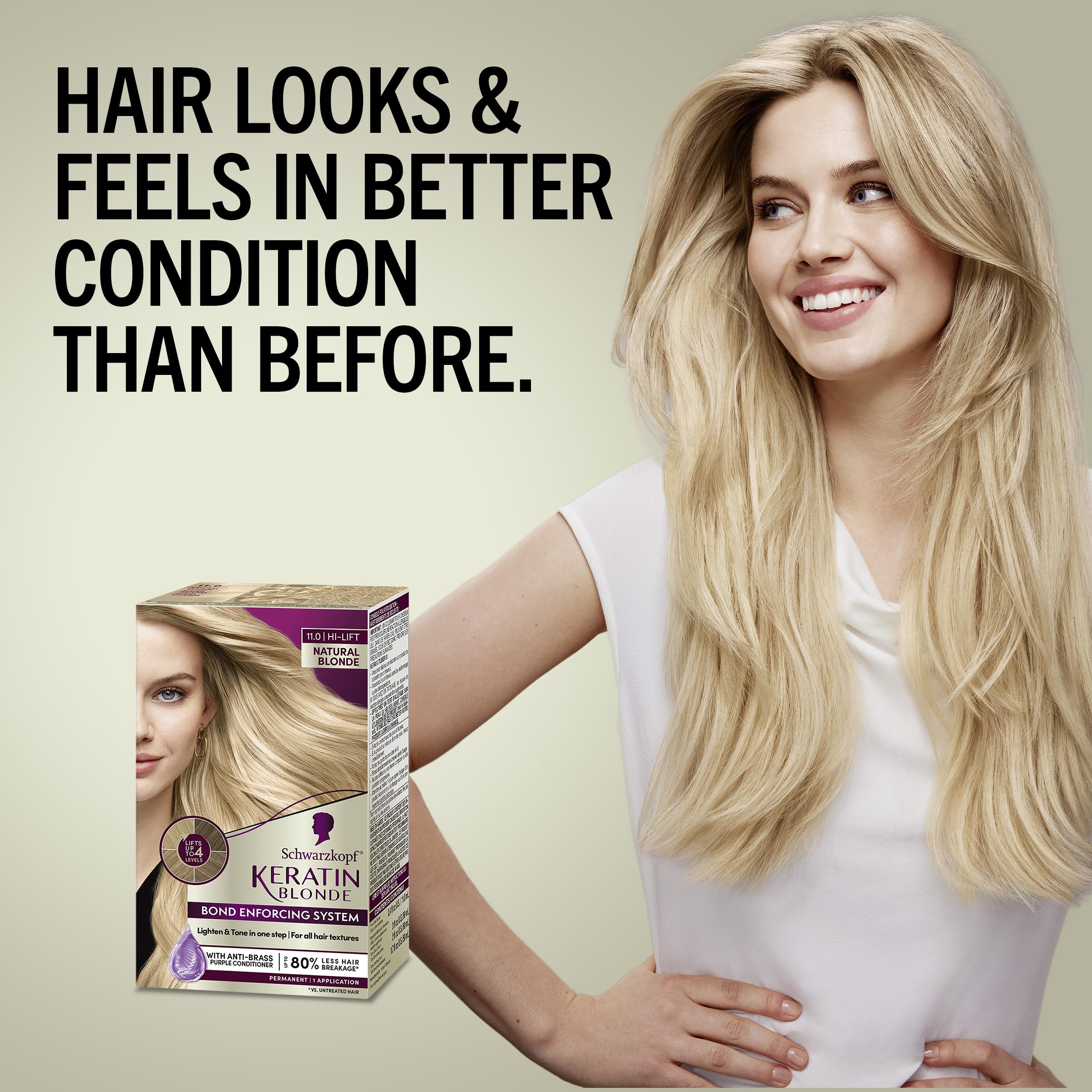 Foto 5 pulgar | Tinte para Cabello Schwarzkopf Keratin Blonde 11.0 Natural Blonde - Venta Internacional