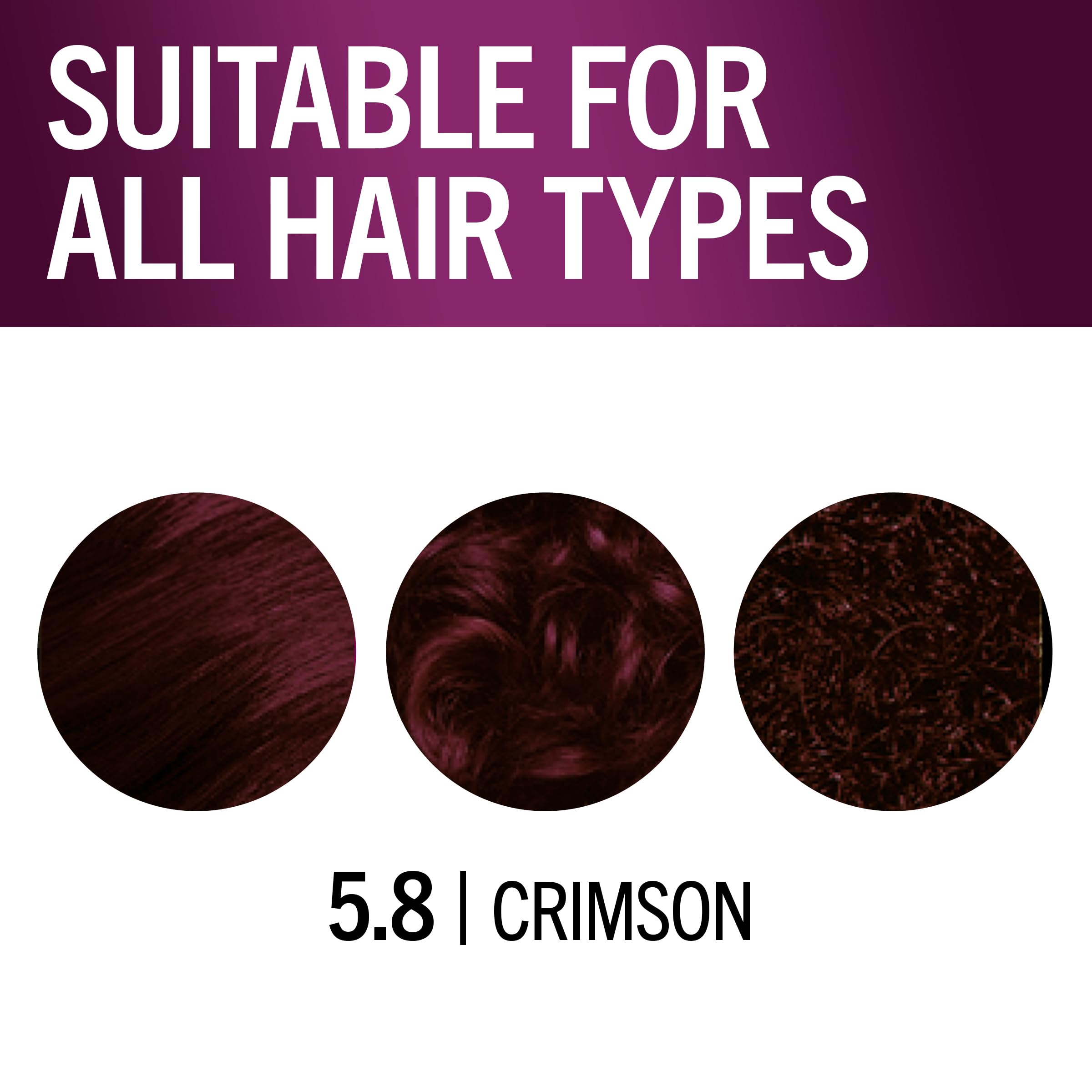 Foto 7 pulgar | Tinte Para El Cabello Schwarzkopf Keratin Color 5.8 Crimson 1 Aplicación - Venta Internacional.