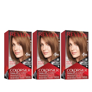 Foto 1 | Tinte Para El Cabello Revlon Colorsilk Beautiful Color 54 Marrón Dorado Claro - Venta Internacional.
