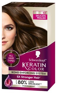 Foto 1 | Tinte Para El Cabello Schwarzkopf Keratin Color 6.0 Delicate Praline - Venta Internacional.