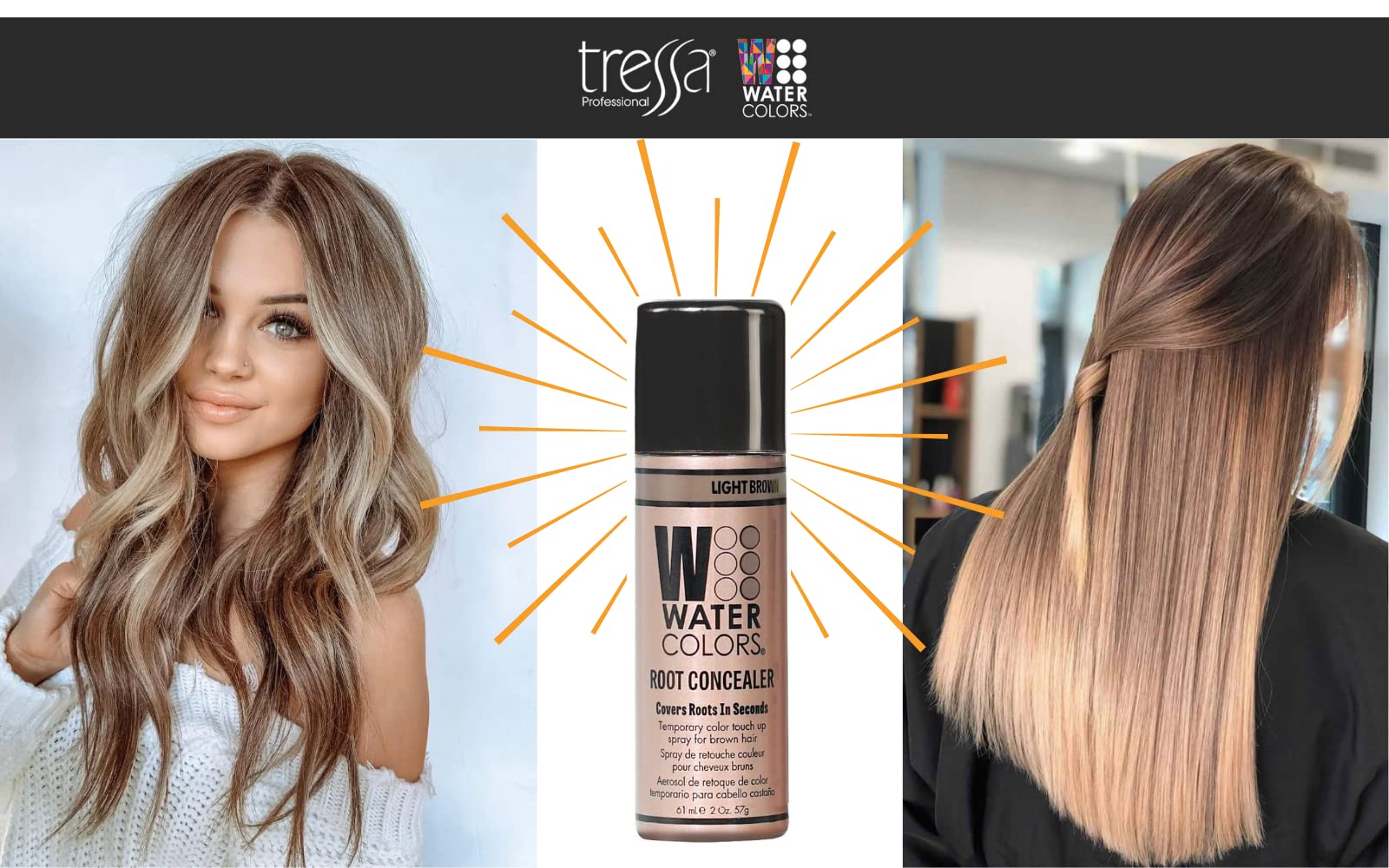 Foto 4 pulgar | Acuarelas En Aerosol Root Concealer, Retoque, Textura Y Volumen - Venta Internacional.