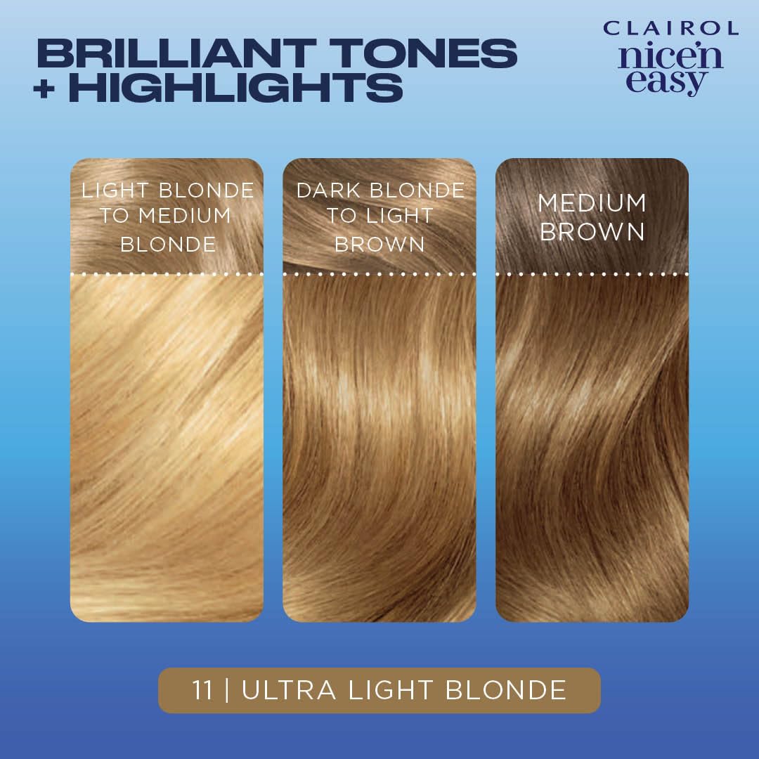 Foto 6 pulgar | Tinte de Cabello Clairol Nice'n Easy 11 Ultra Light Blonde - Venta Internacional