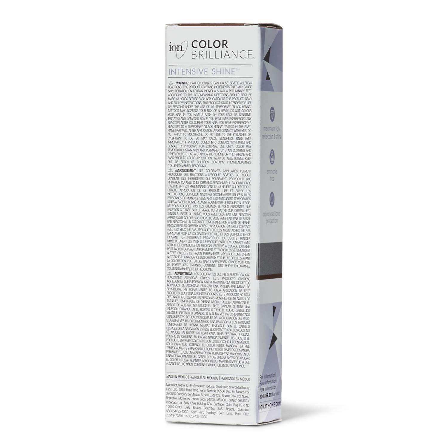 Foto 4 pulgar | Tinte De Pelo Ion Intensive Shine 5n Castaño Natural Claro - Venta Internacional.