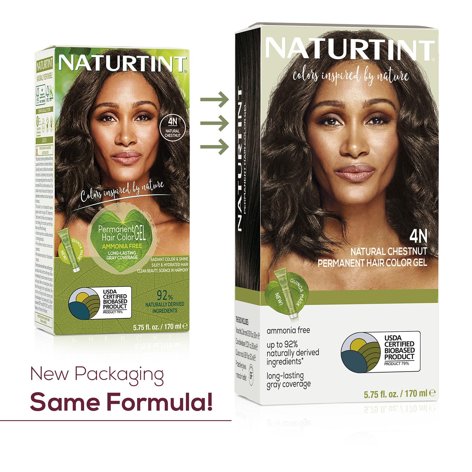 Foto 3 pulgar | Tinte De Pelo Naturtint 4n Natural Chestnut Permanent X6 - Venta Internacional.
