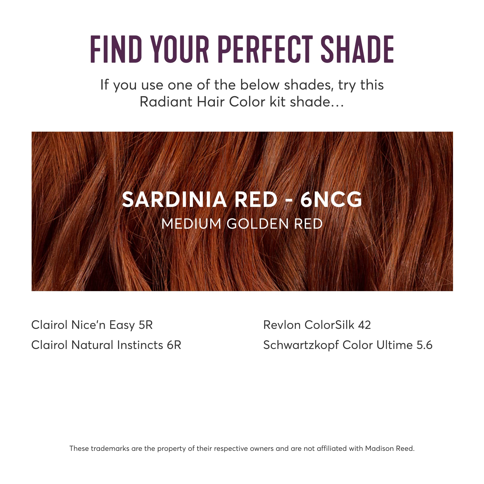 Foto 5 | Kit de Coloración de Cabello Madison Reed Radiant Medium Amaretto Red 6ncg - Venta Internacional
