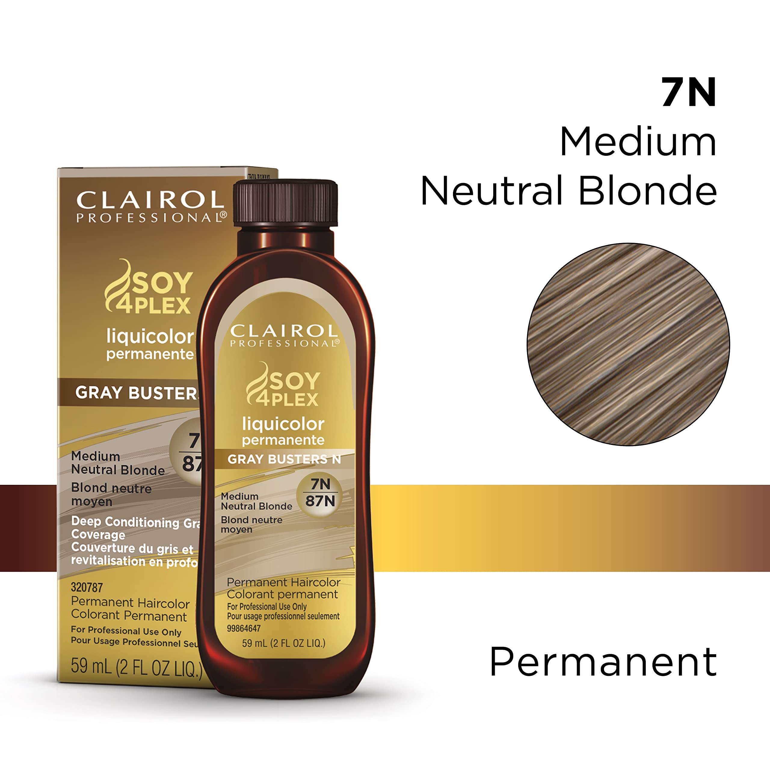 Foto 3 pulgar | Tinte de Pelo Clairol Professional Liquicolor 7n Med Neutral - Venta Internacional