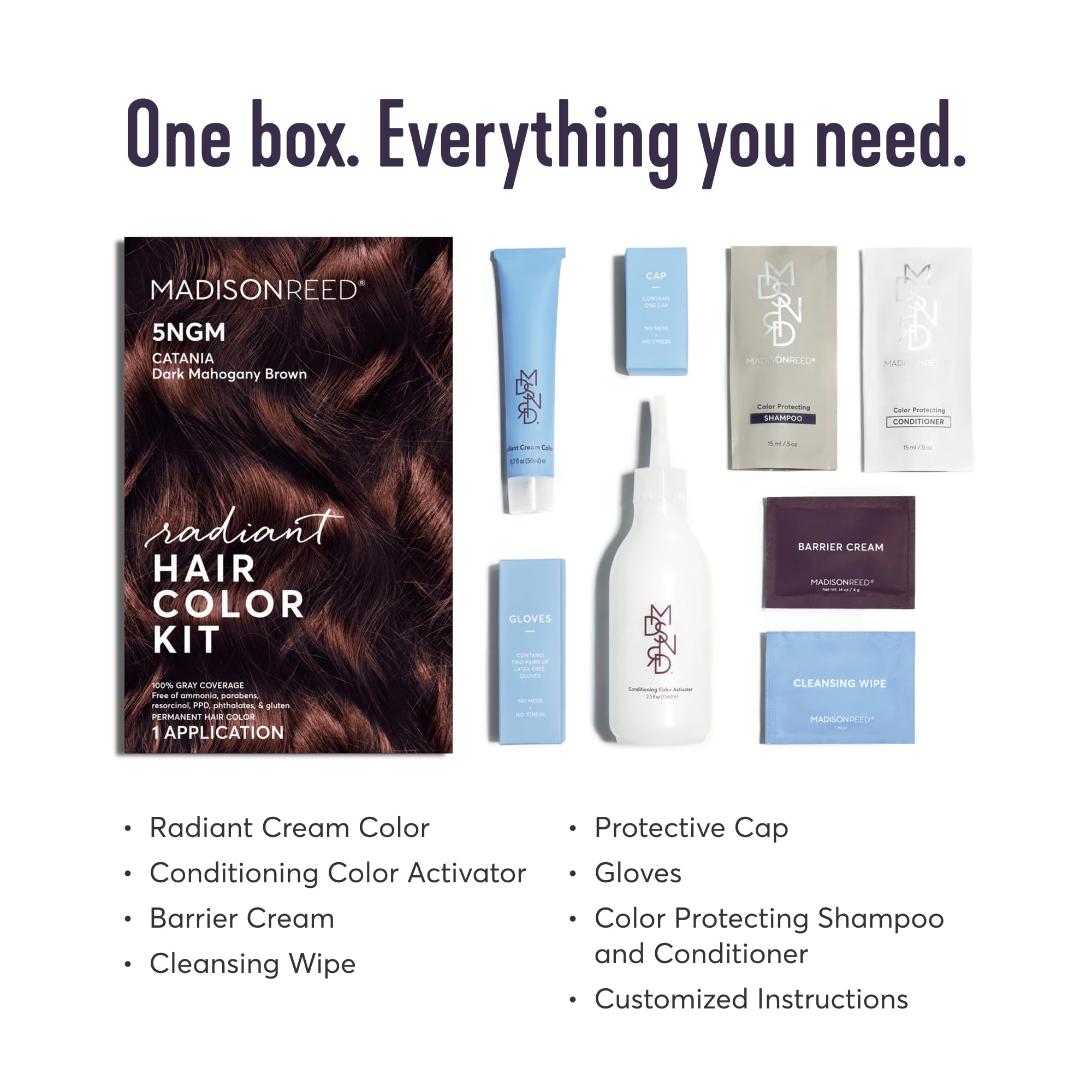 Foto 2 | Kit de Coloración de Cabello Madison Reed Radiant Dark Cinnamon Brown - Venta Internacional