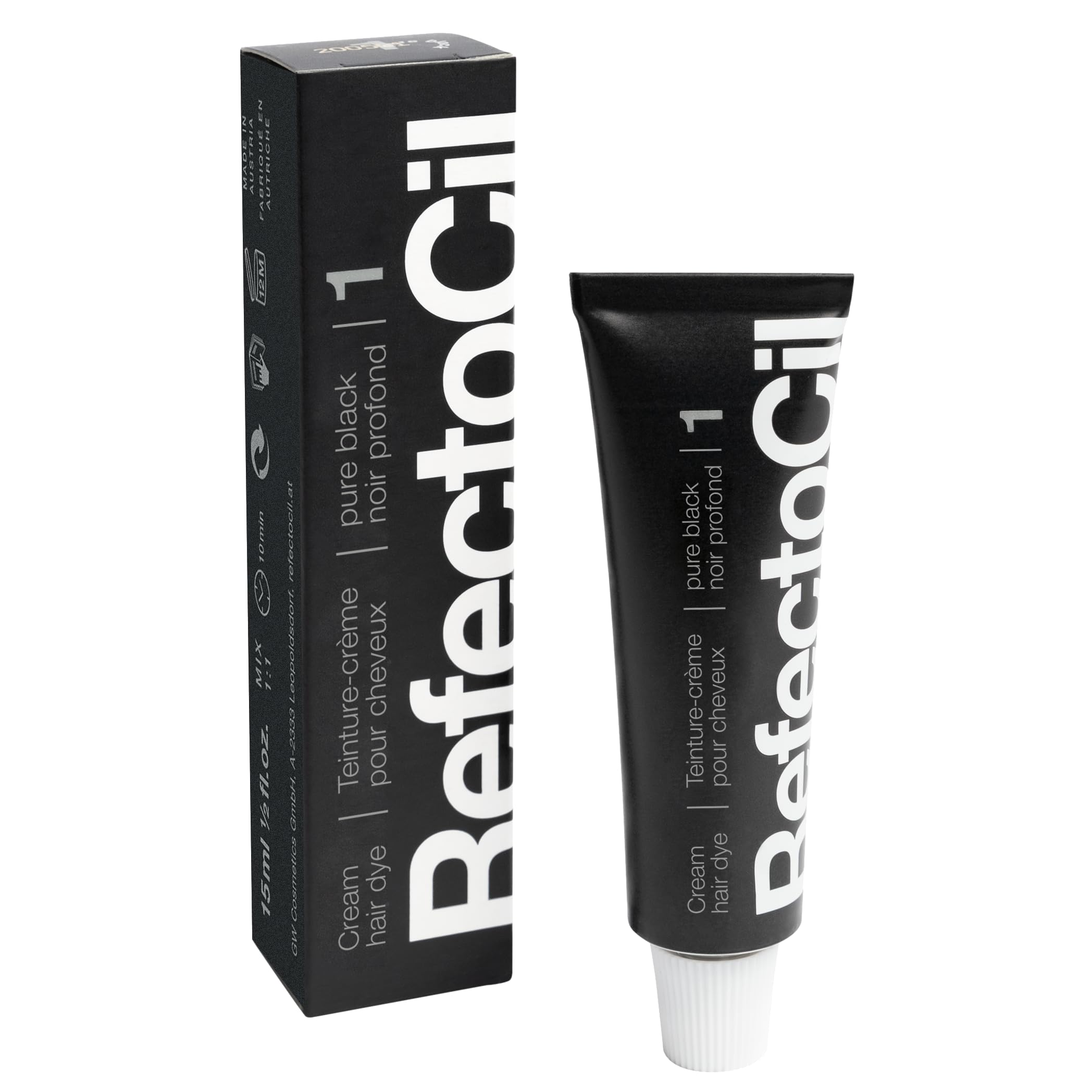 Foto 2 | Tinte Para El Cabello Refectocil Cream Paquete De 2 Negro y Marrón - Venta Internacional